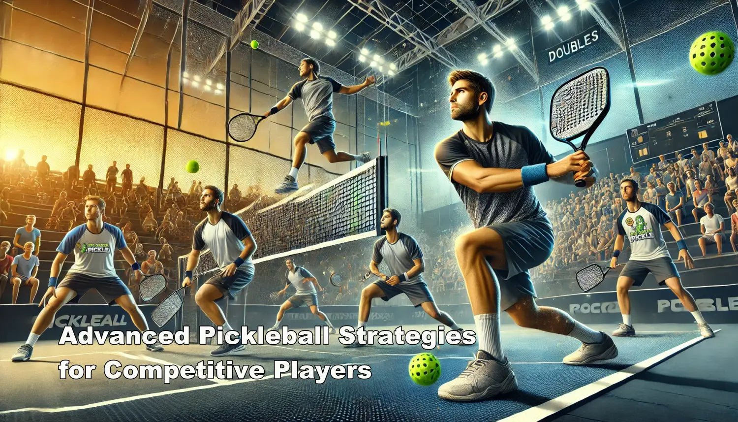 Advanced Pickleball Strategies for Competitive Players - Big Green Pickle