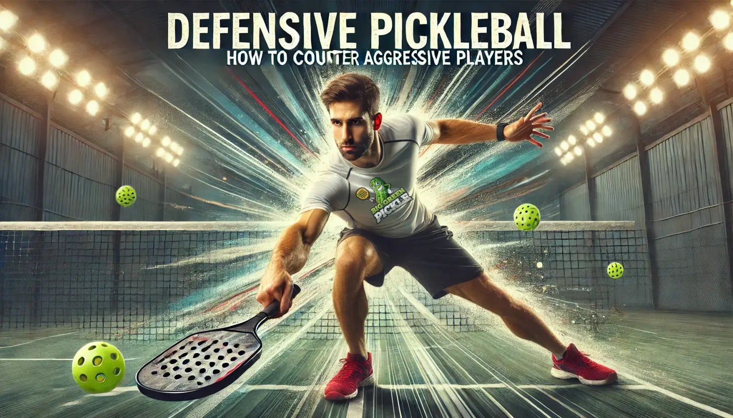 Defensive Pickleball: How to Counter Aggressive Players - Big Green Pickle