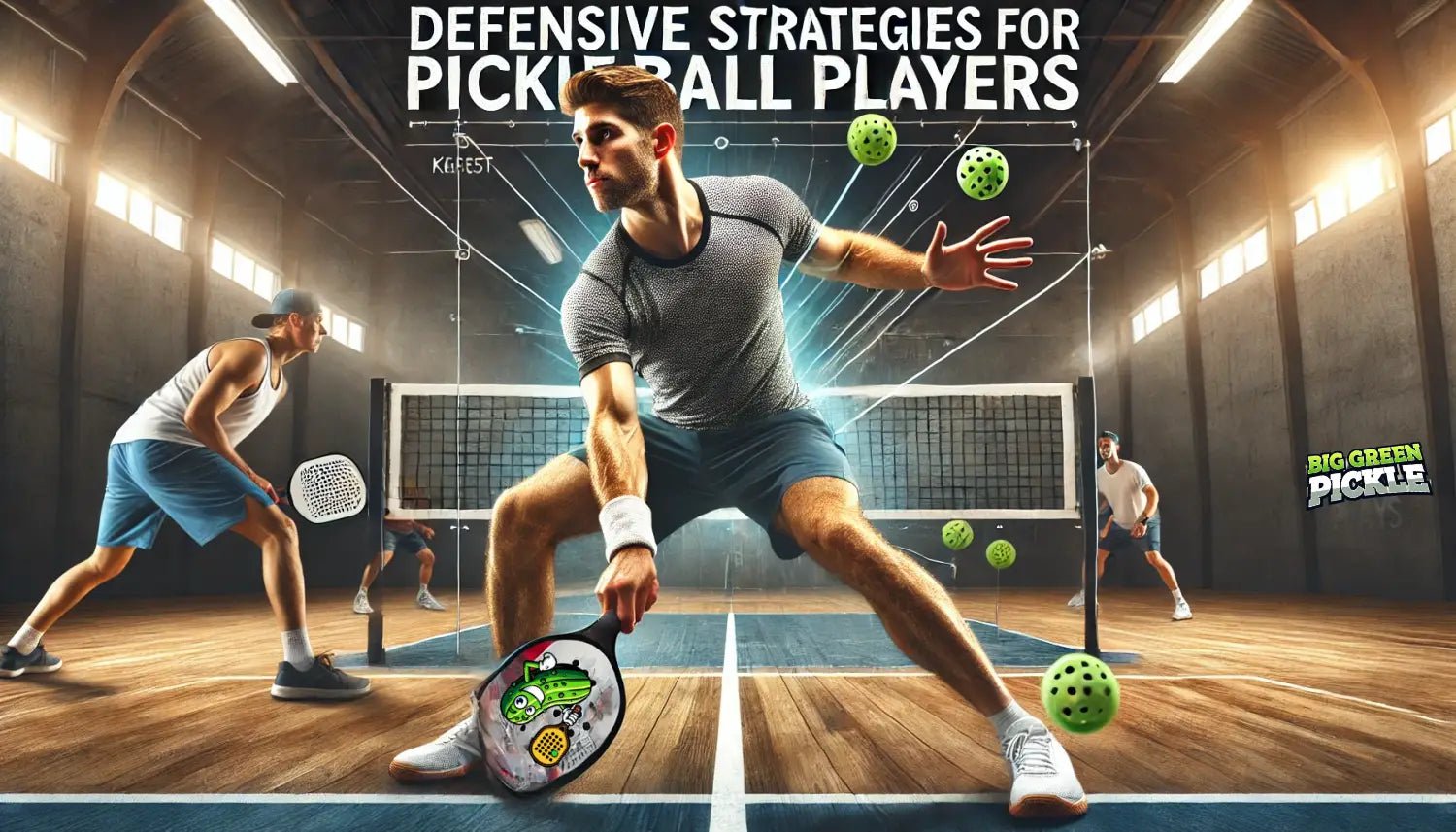 Defensive Strategies for Pickleball Players - Big Green Pickle