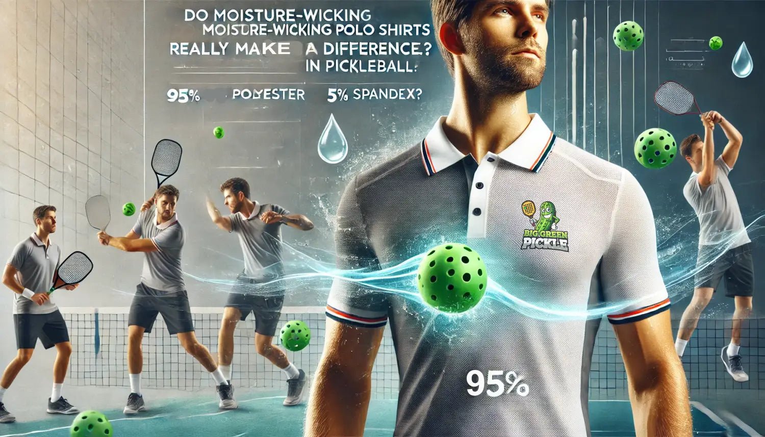 Do Moisture-Wicking Polo Shirts Really Make a Difference in Pickleball? - Big Green Pickle