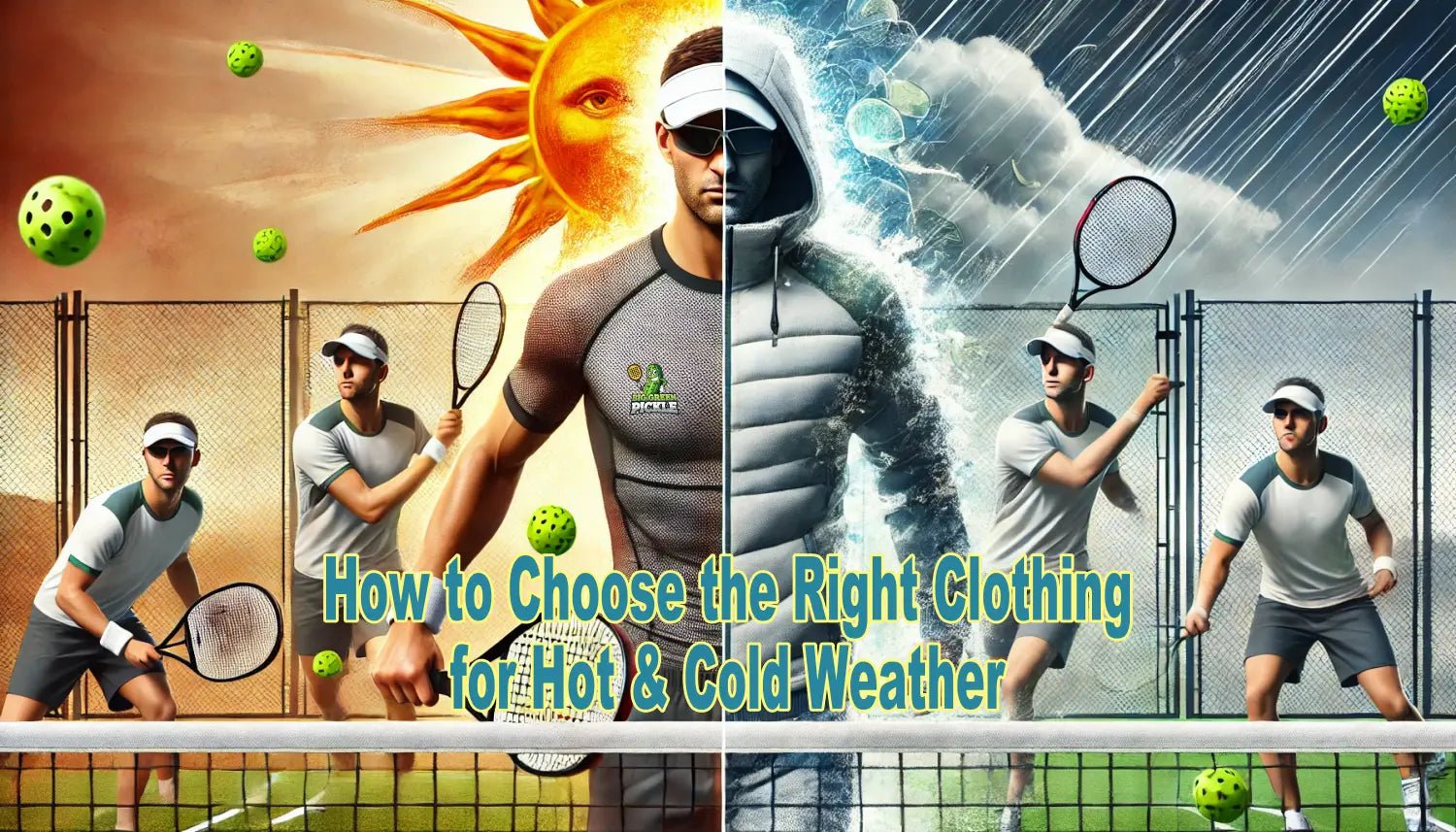 How to Choose the Right Clothing for Hot & Cold Weather Pickleball - Big Green Pickle