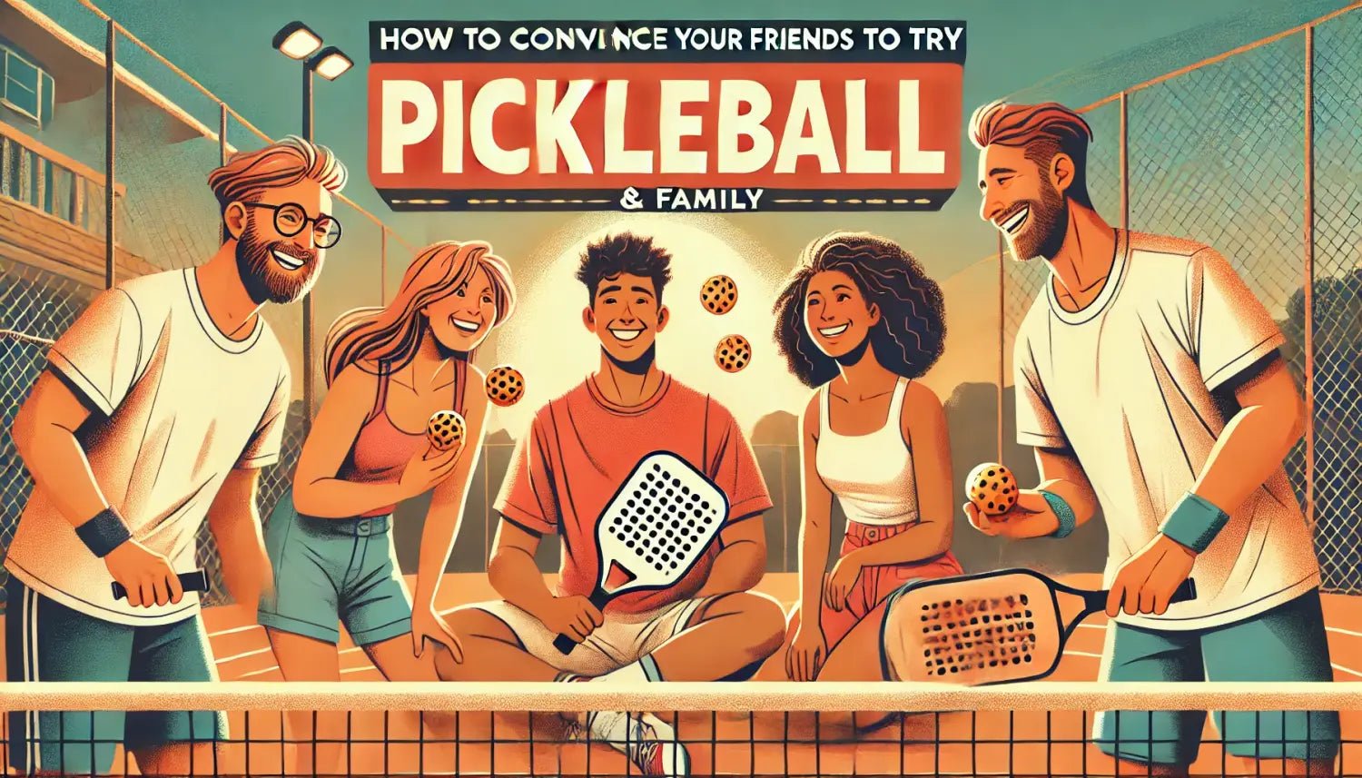 How to Convince Your Friends & Family to Try Pickleball - Big Green Pickle