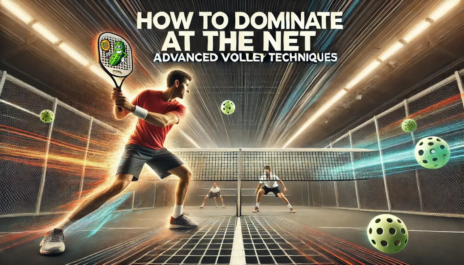 How to Dominate at the Net: Advanced Pickleball Volley Techniques - Big Green Pickle