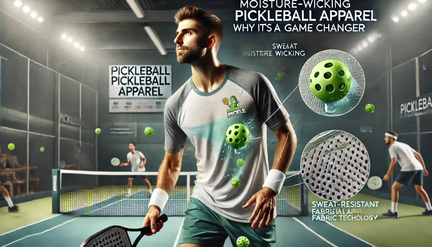 Moisture-Wicking Pickleball Apparel: Why It’s a Game Changer - Big Green Pickle