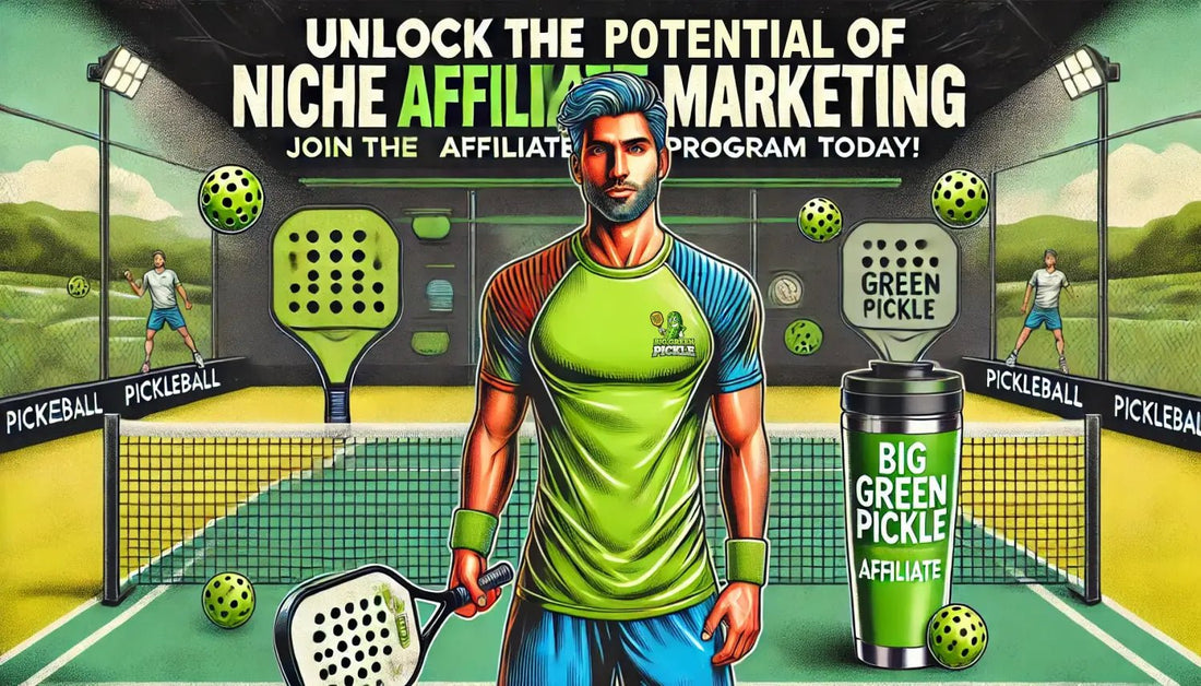 Niche Affiliate Marketing with Big Green Pickle's Pickleball Products - Big Green Pickle