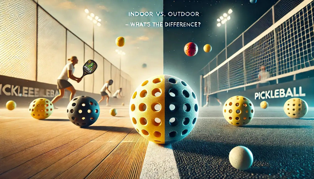 Pickleball Balls: Indoor vs. Outdoor – What’s the Difference? - Big Green Pickle