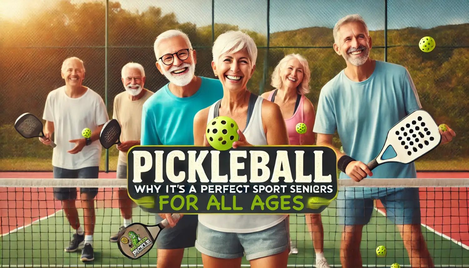 Pickleball for Seniors: Why It’s a Perfect Sport for All Ages - Big Green Pickle