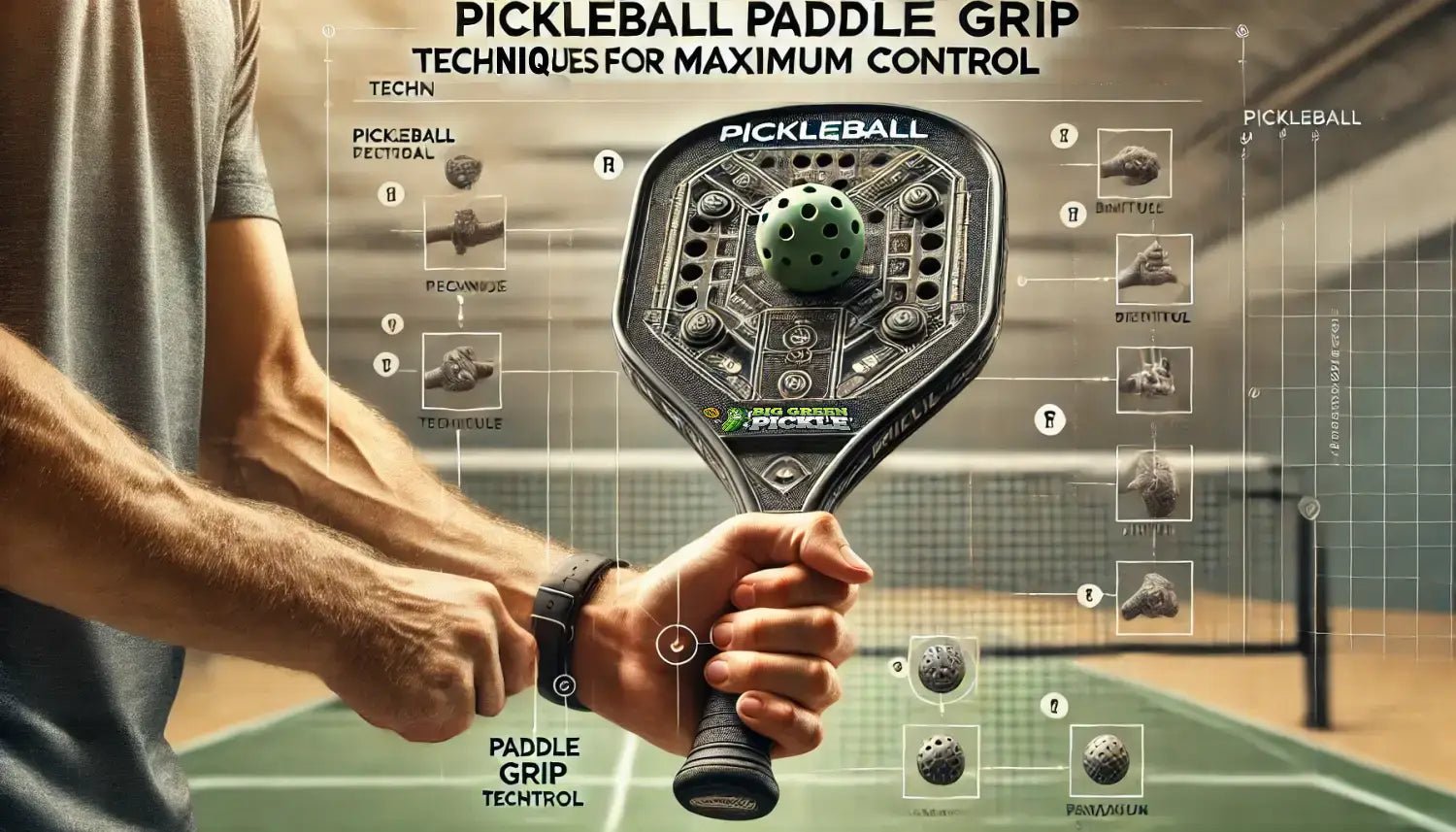 Pickleball Paddle Grip Techniques for Maximum Control - Big Green Pickle