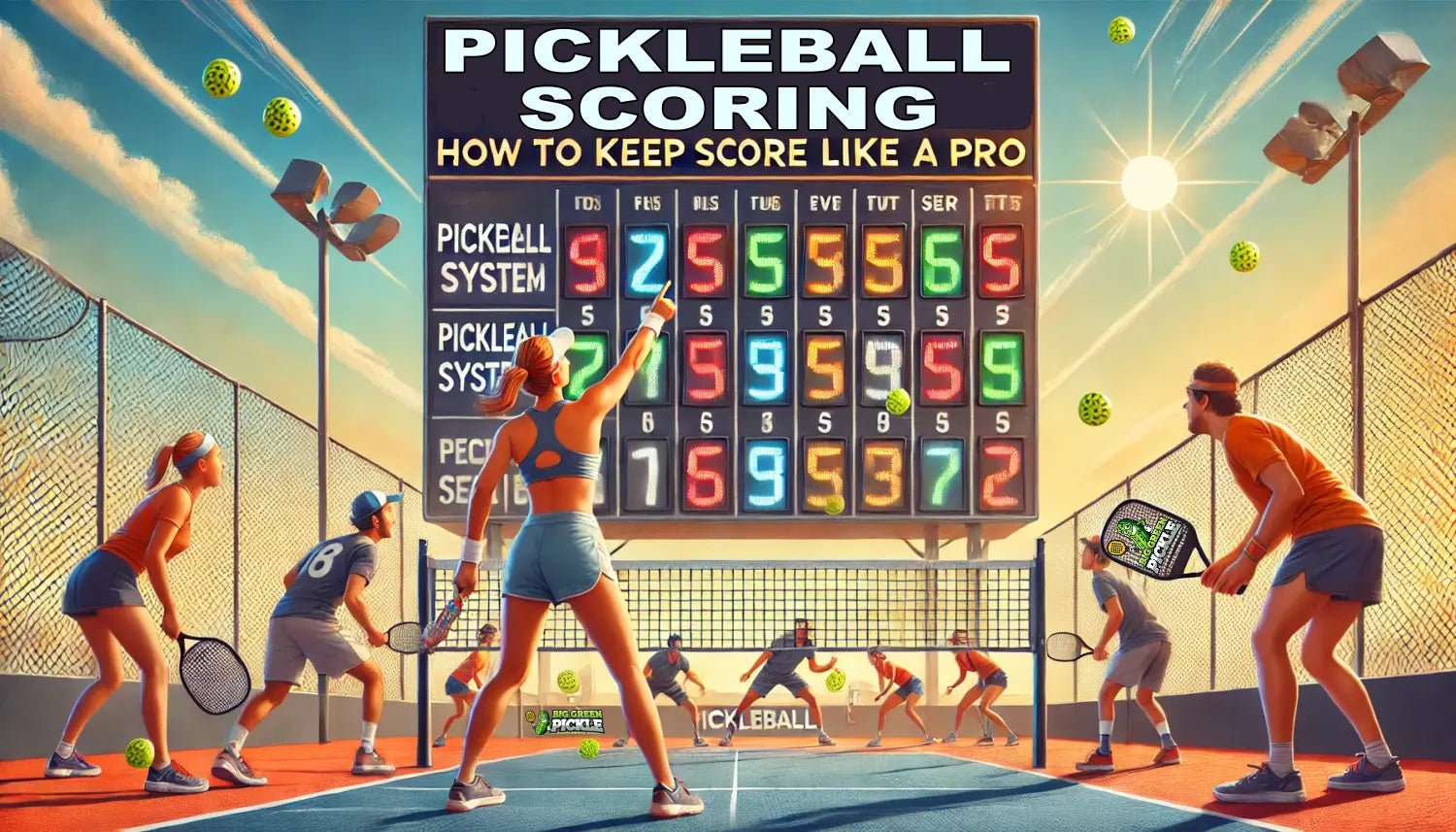 Pickleball Scoring System: How to Keep Score Like a Pro - Big Green Pickle