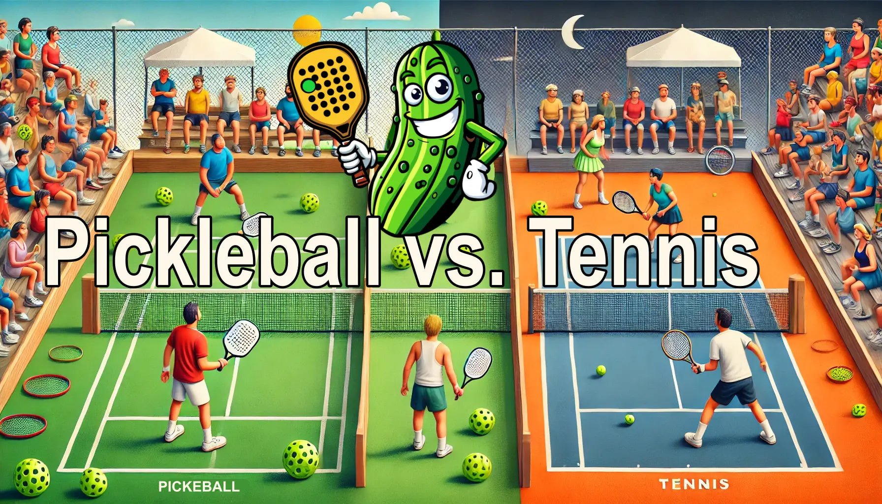 Pickleball vs. Tennis: Key Differences & Similarities - Big Green Pickle