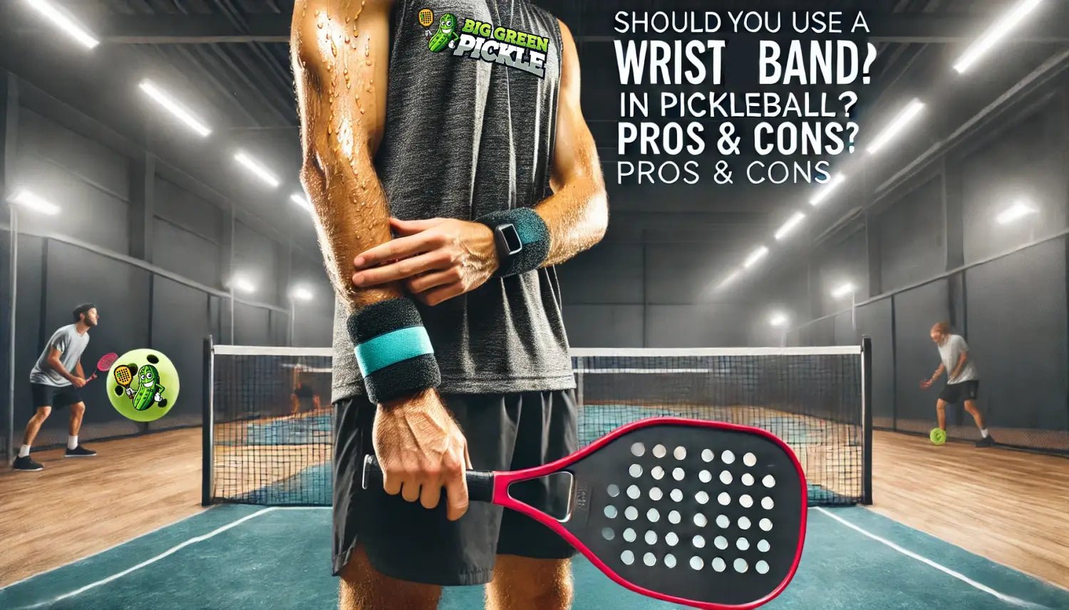 Should You Use a Wristband in Pickleball? Pros & Cons - Big Green Pickle