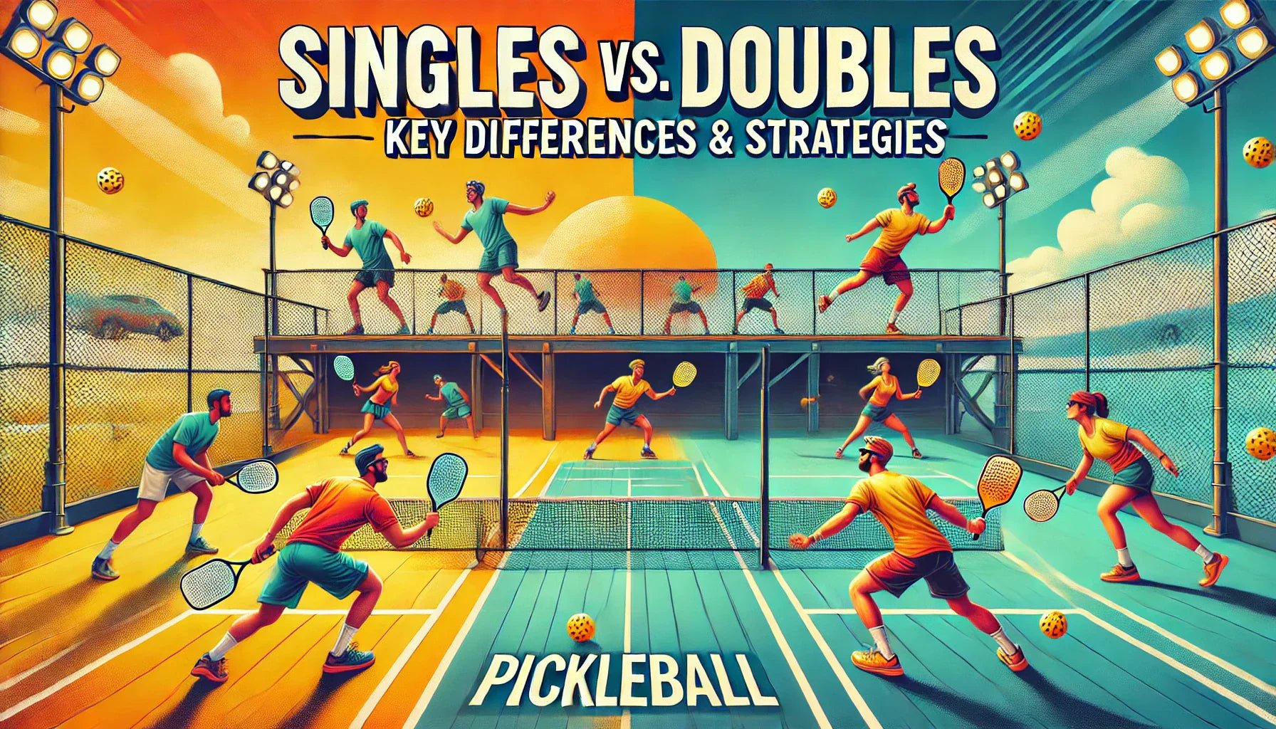 Singles vs. Doubles Pickleball: Key Differences & Strategies - Big Green Pickle