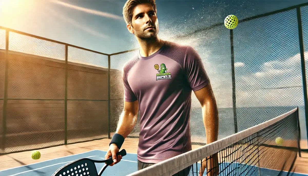 Stay Cool, Play Longer: The Benefits of Moisture-Wicking Pickleball T-Shirts - Big Green Pickle