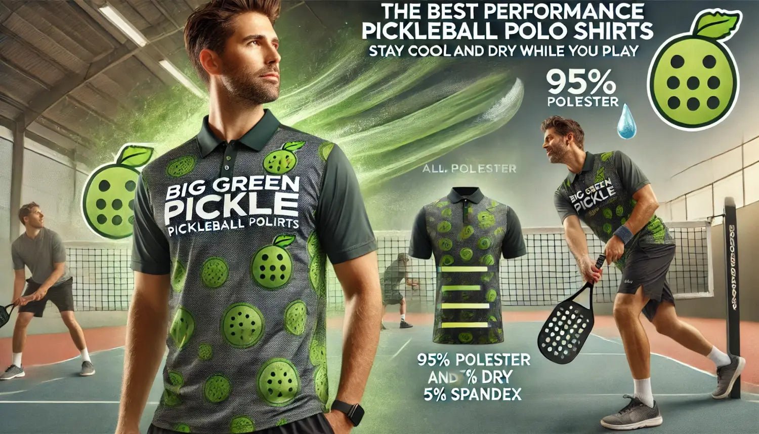 The Best Performance Pickleball Polo Shirts: Stay Cool and Dry While You Play - Big Green Pickle