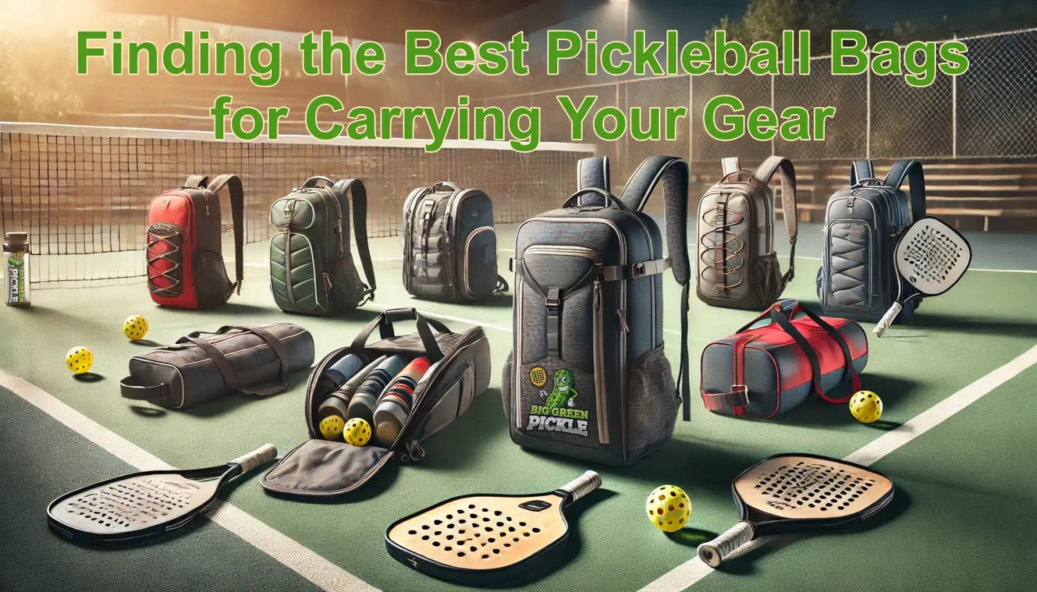 The Best Pickleball Bags for Carrying Your Gear - Big Green Pickle