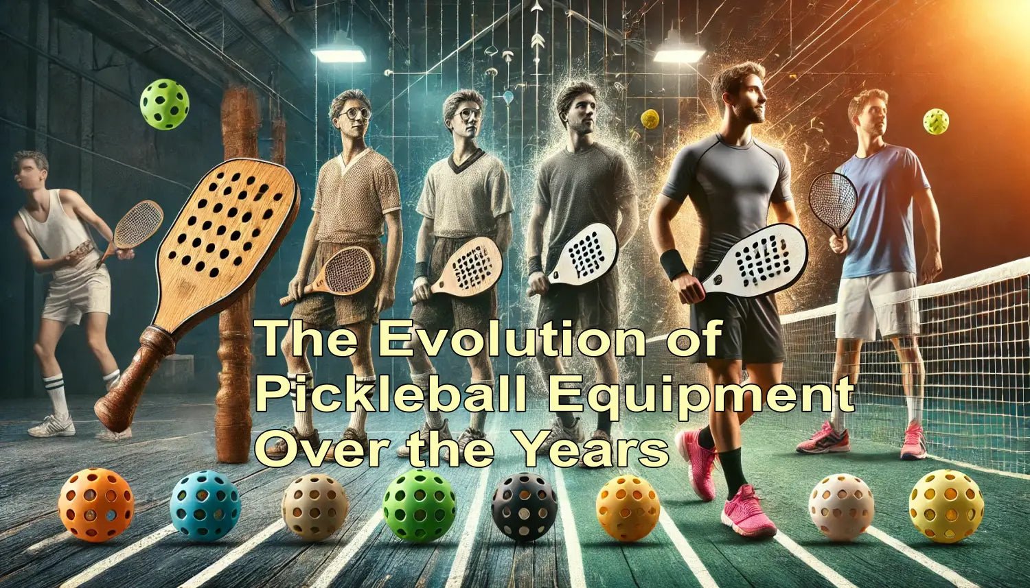 The Evolution of Pickleball Equipment Over the Years - Big Green Pickle