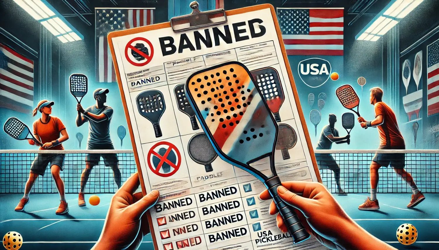 Which Pickleball Paddles Are Banned? - Big Green Pickle