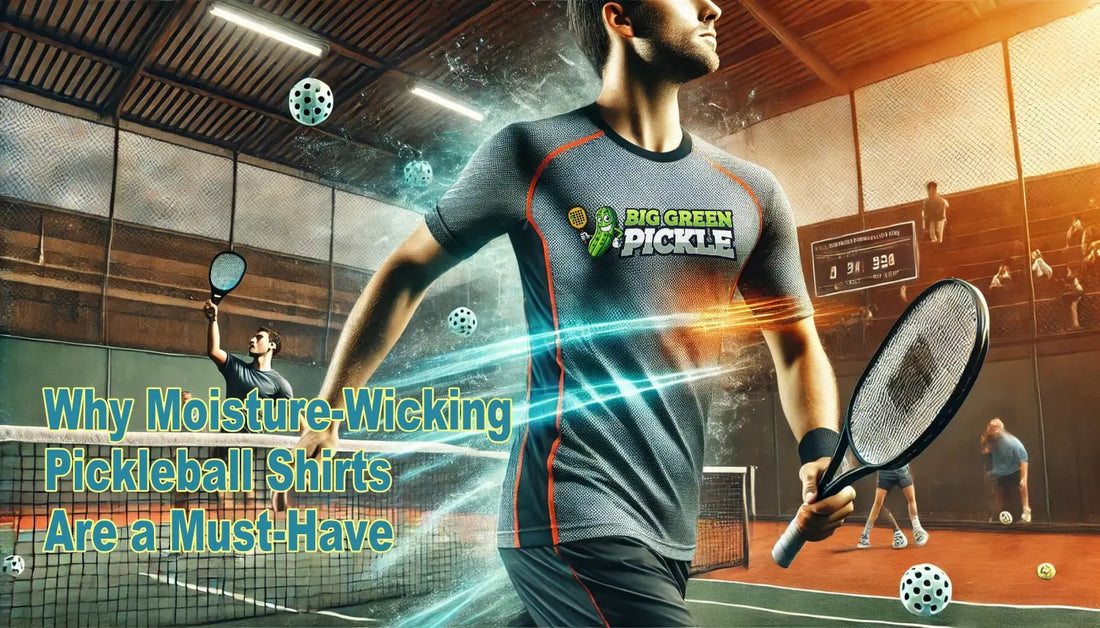 Why Moisture-Wicking Pickleball Shirts Are a Must-Have - Big Green Pickle