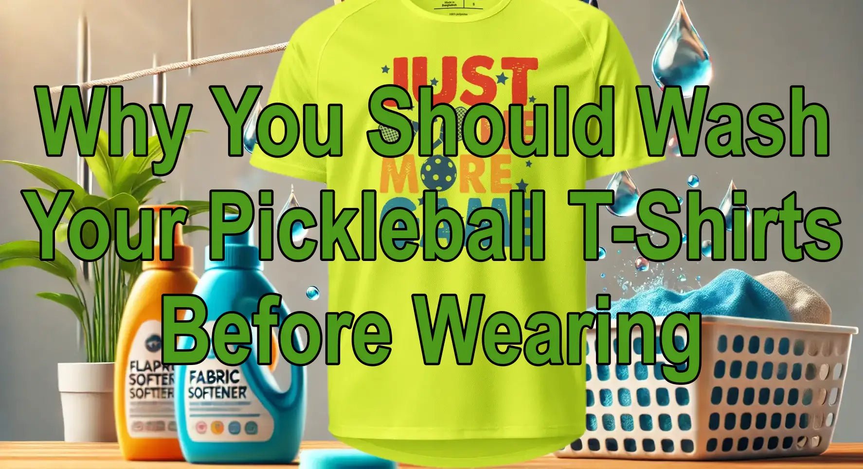 Why You Should Wash Your Pickleball T-Shirts Before Wearing Them - Big Green Pickle