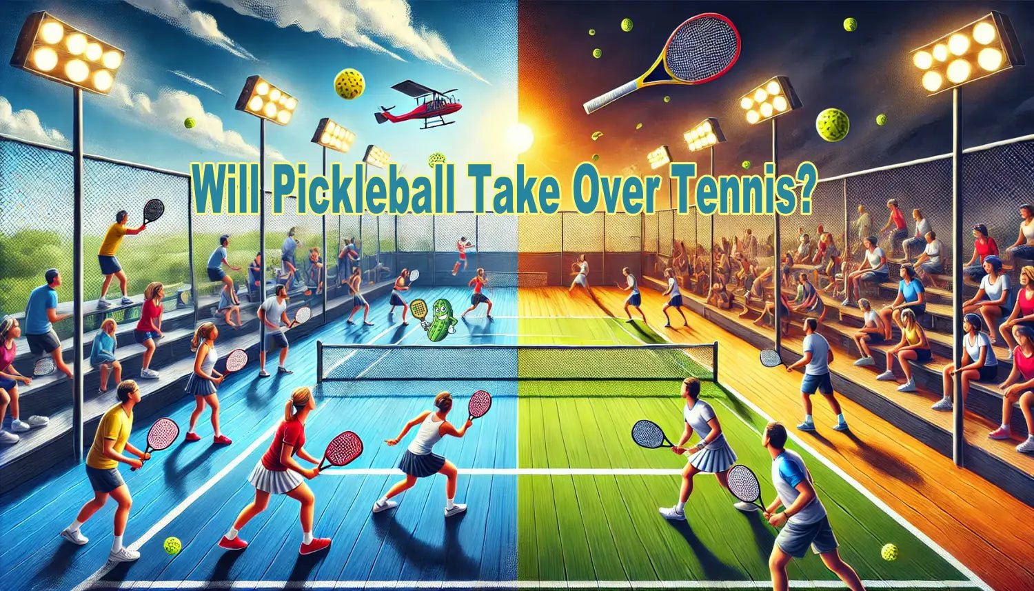 Will Pickleball Take Over Tennis? - Big Green Pickle