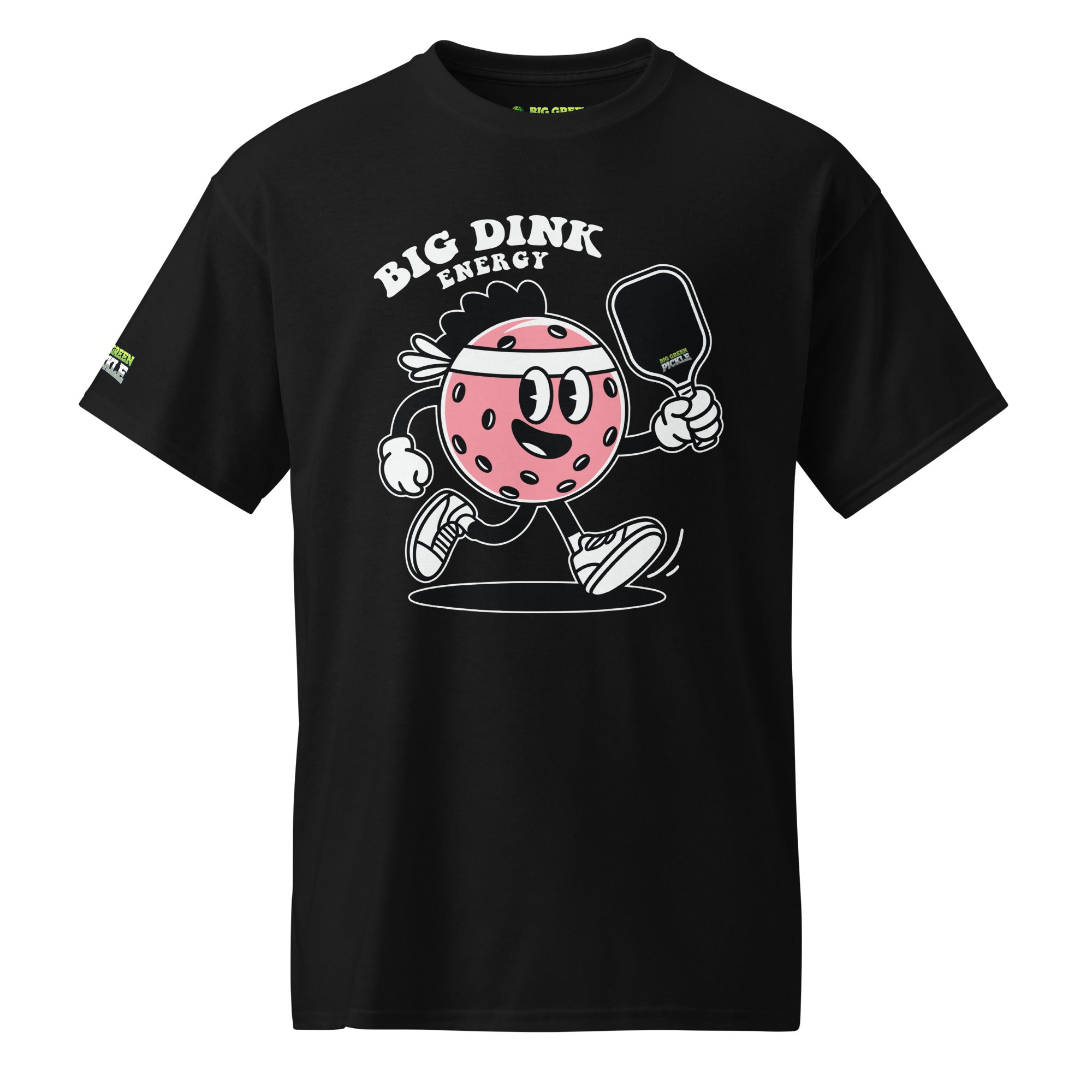 Big Dink Energy (Pink Pickleball) 50/50 DryBlend T-Shirt - Black