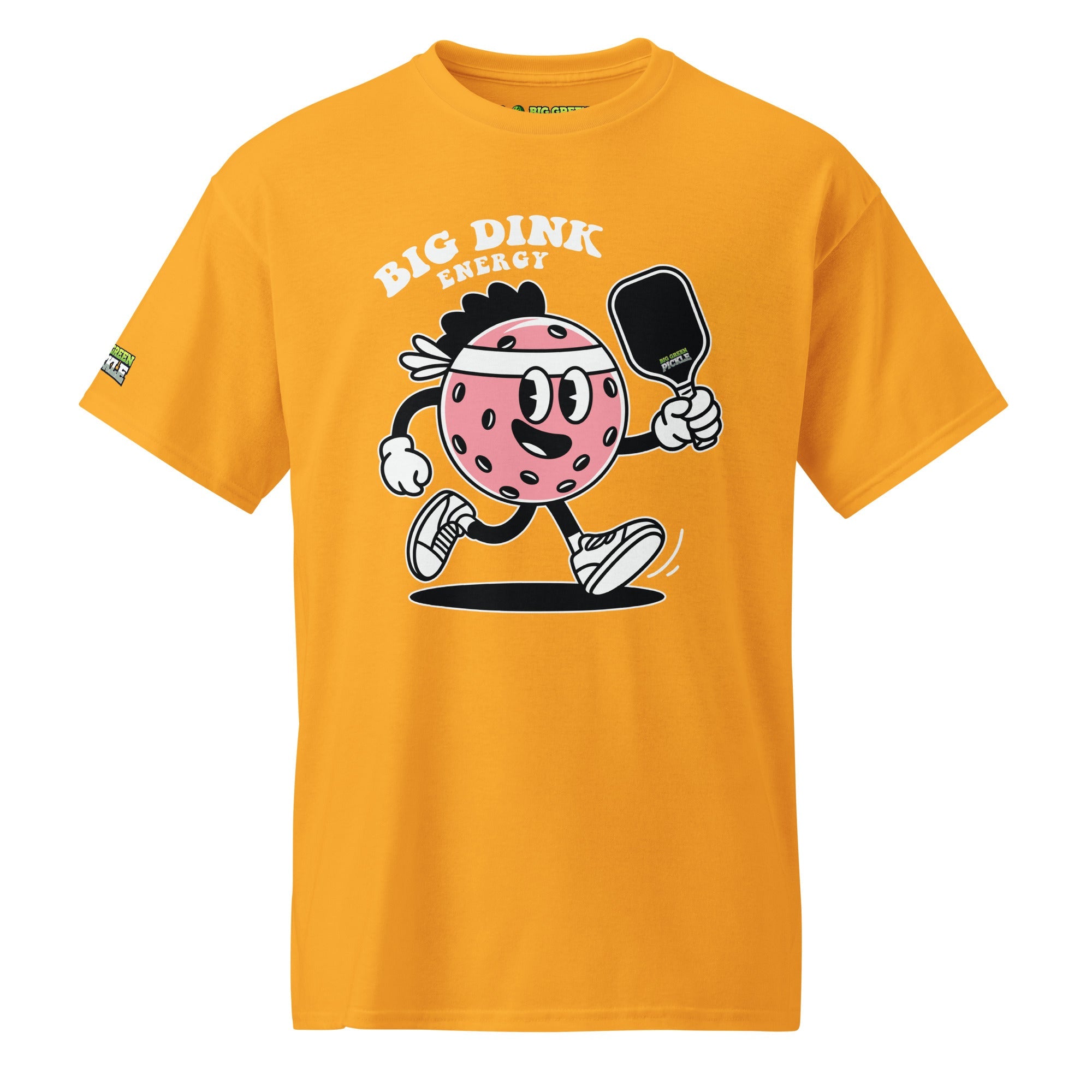 Big Dink Energy (Pink Pickleball) 50/50 DryBlend T-Shirt - Gold