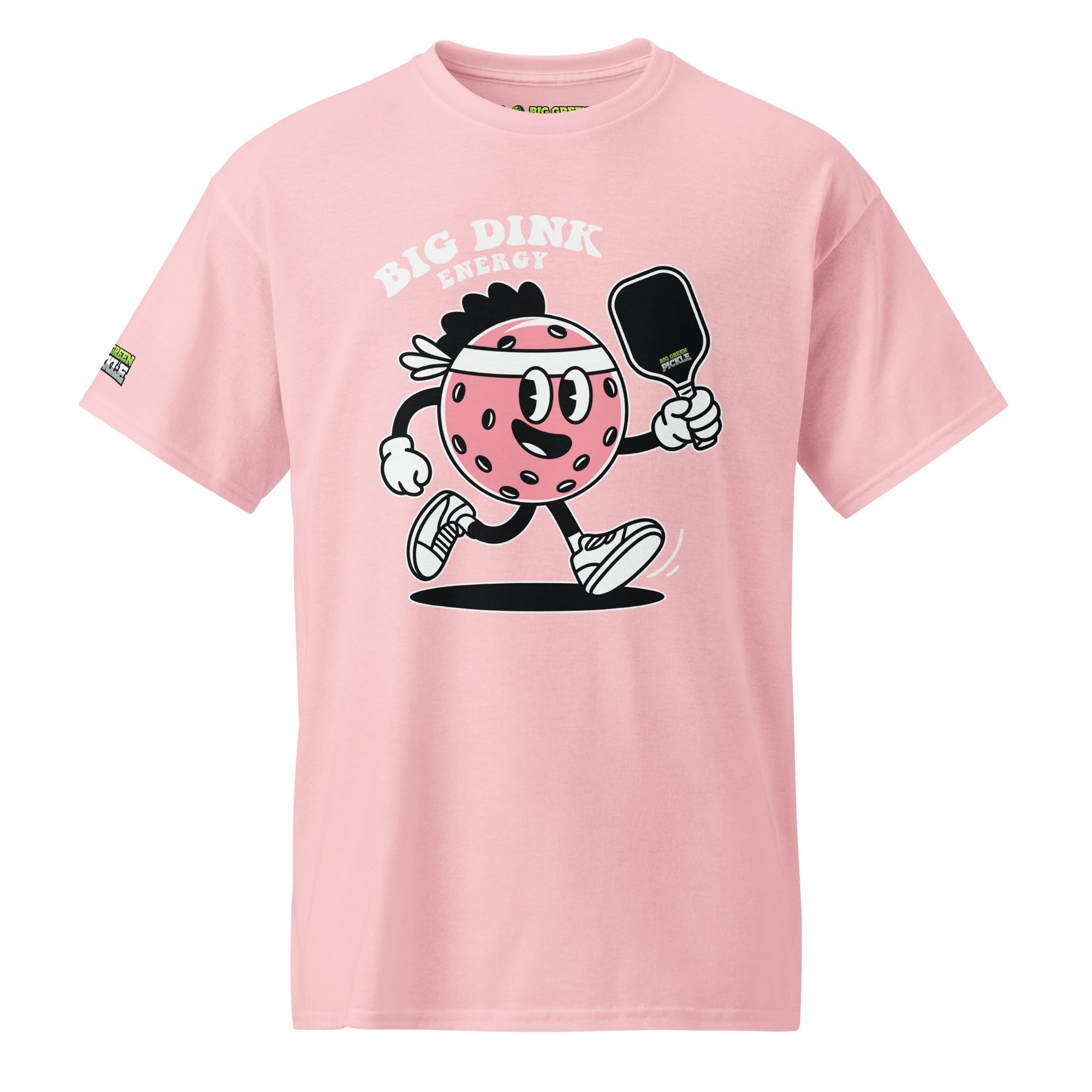 Big Dink Energy (Pink Pickleball) 50/50 DryBlend T-Shirt - Light Pink