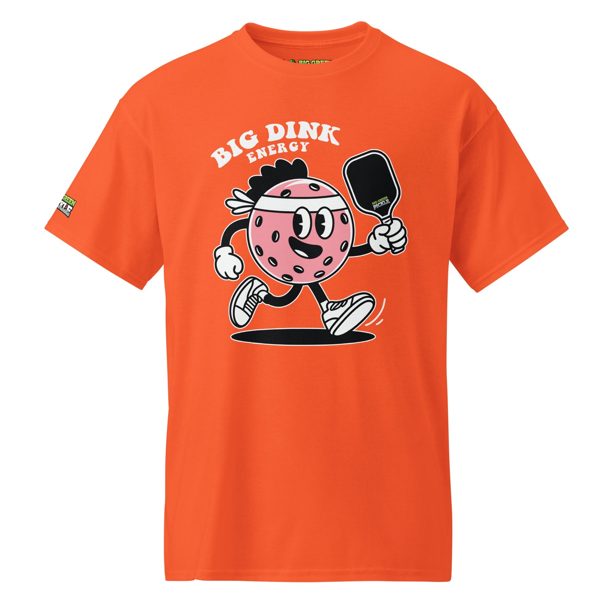 Big Dink Energy (Pink Pickleball) 50/50 DryBlend T-Shirt - Orange