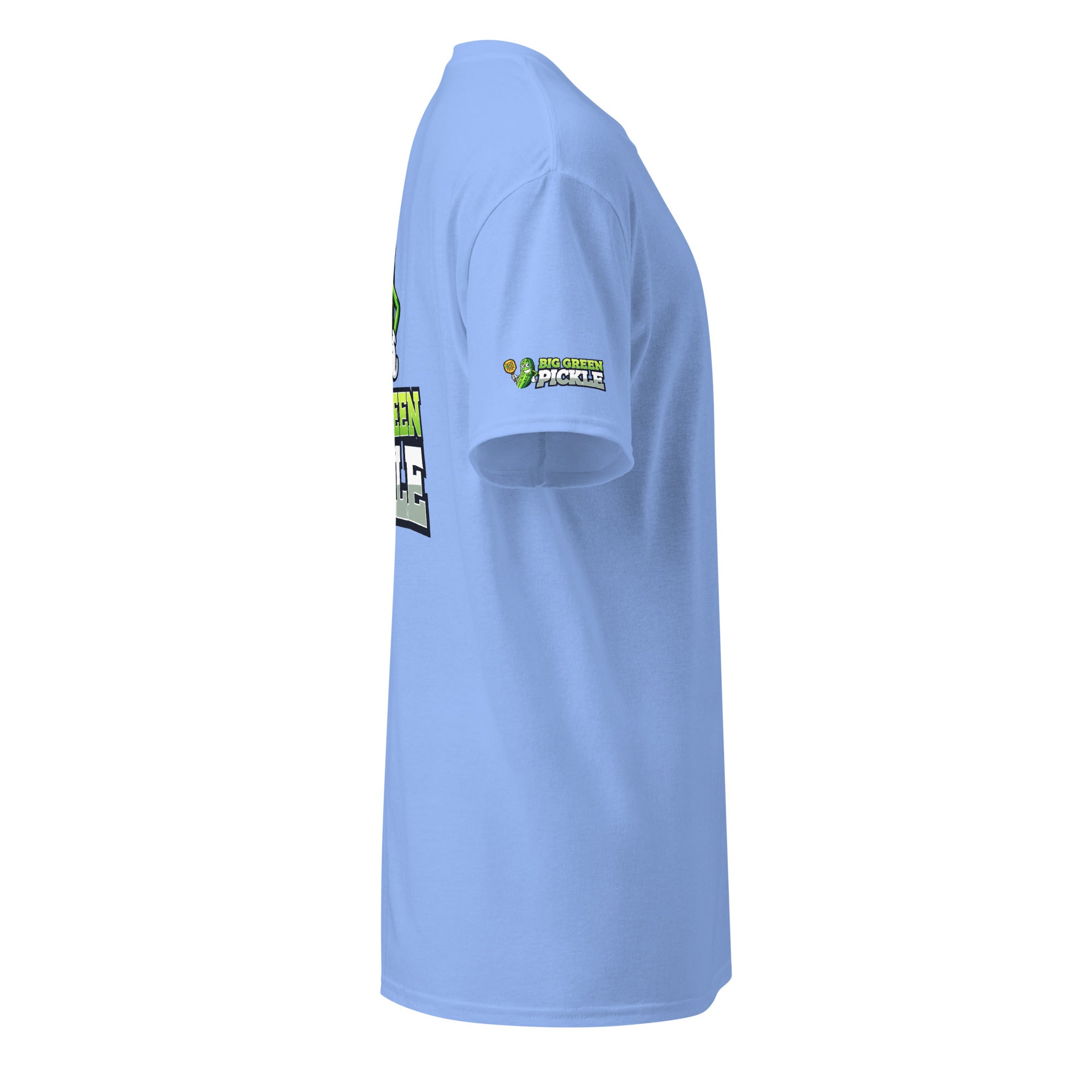 Big Green Pickle 50/50 Moisture Wicking DryBlend T-Shirt (front/back) - Carolina Blue