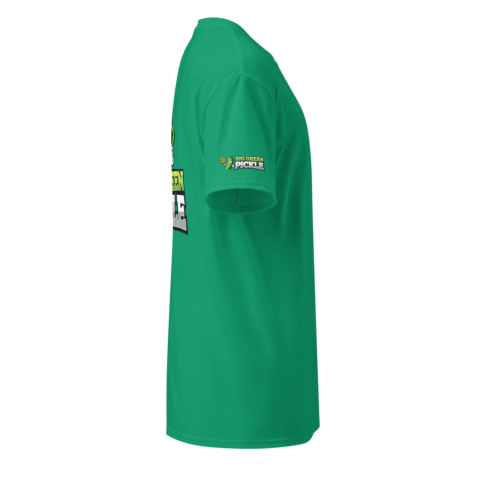 Big Green Pickle 50/50 Moisture Wicking DryBlend T-Shirt (front/back) - Kelly Green