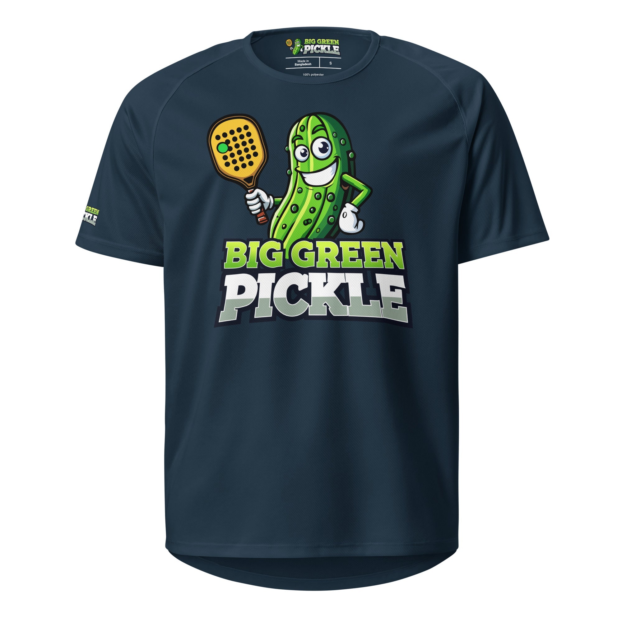 Big Green Pickle Moisture Wicking T-Shirt - French Navy