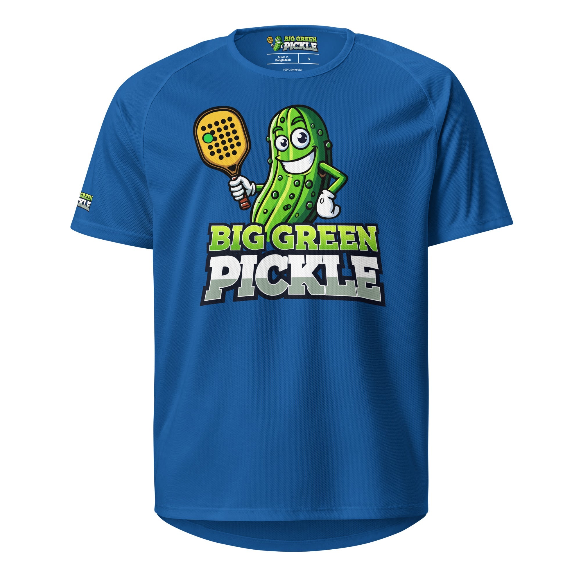 Big Green Pickle Moisture Wicking T-Shirt - Royal Blue