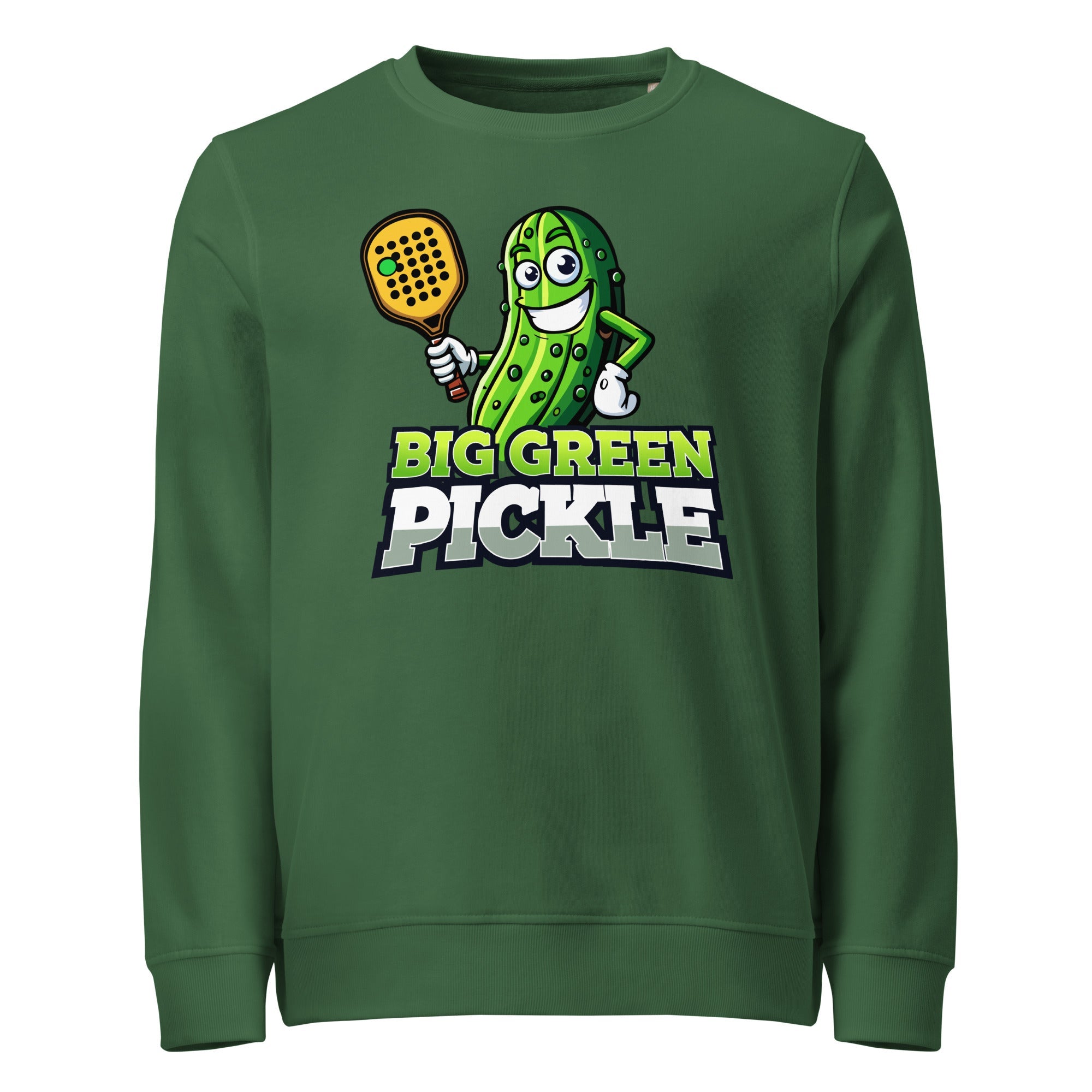 Big Green Pickle organic sweatshirt - Bottle Green