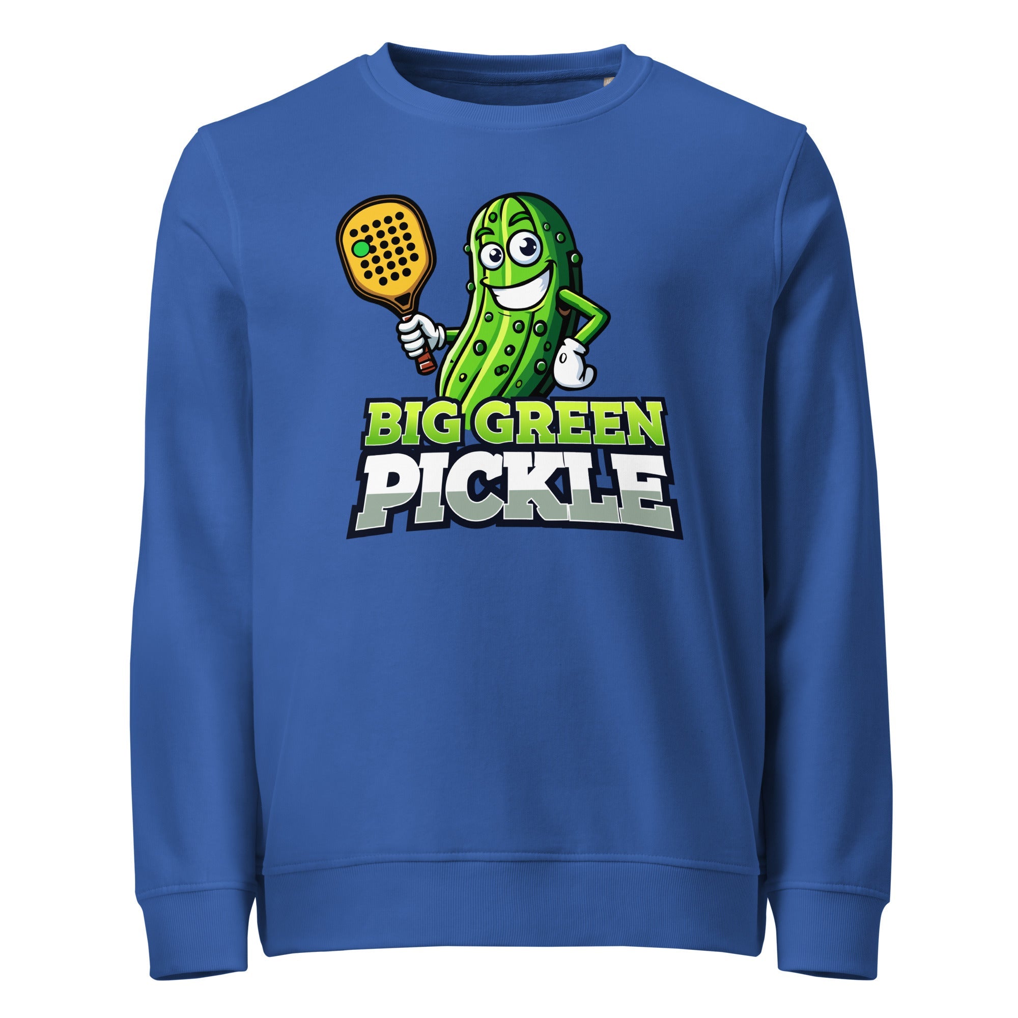 Big Green Pickle organic sweatshirt - Royal Blue