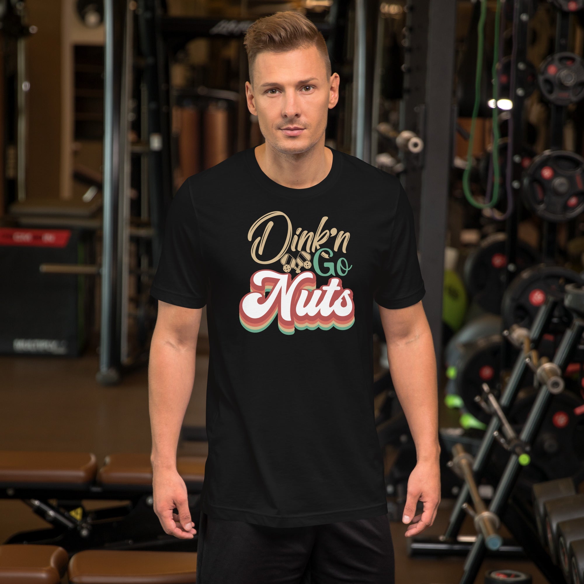 Dink'n Go Nuts Pickleball Graphic Tee - Black