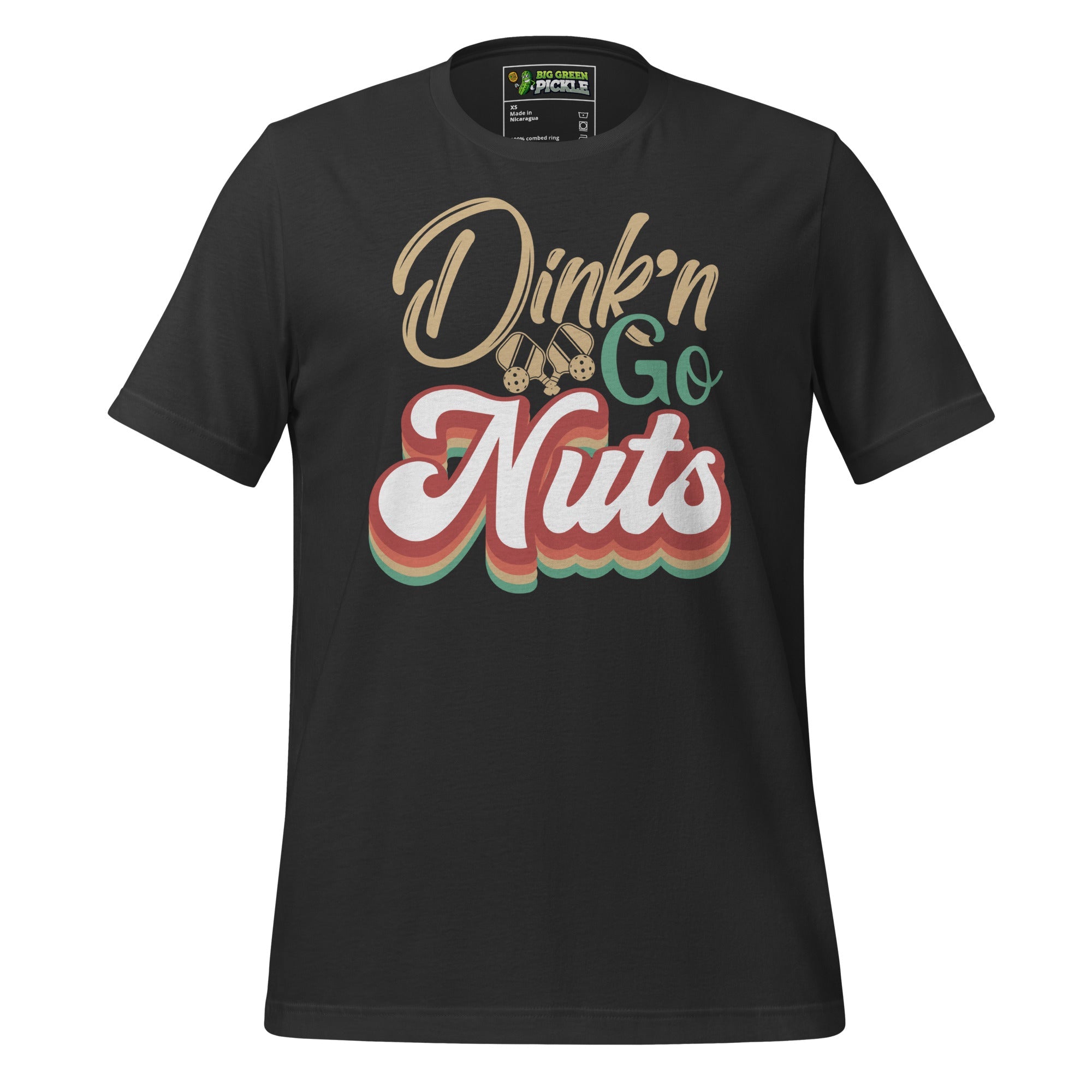 Dink'n Go Nuts Pickleball Graphic Tee - Dark Grey