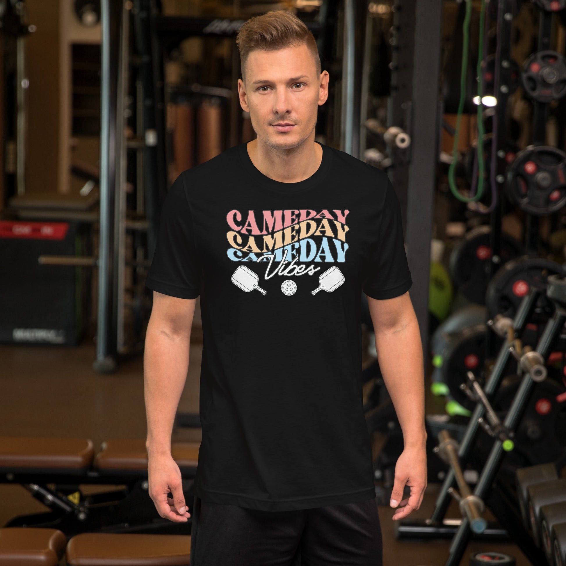 Gameday Vibes Pickleball T-Shirt - Black