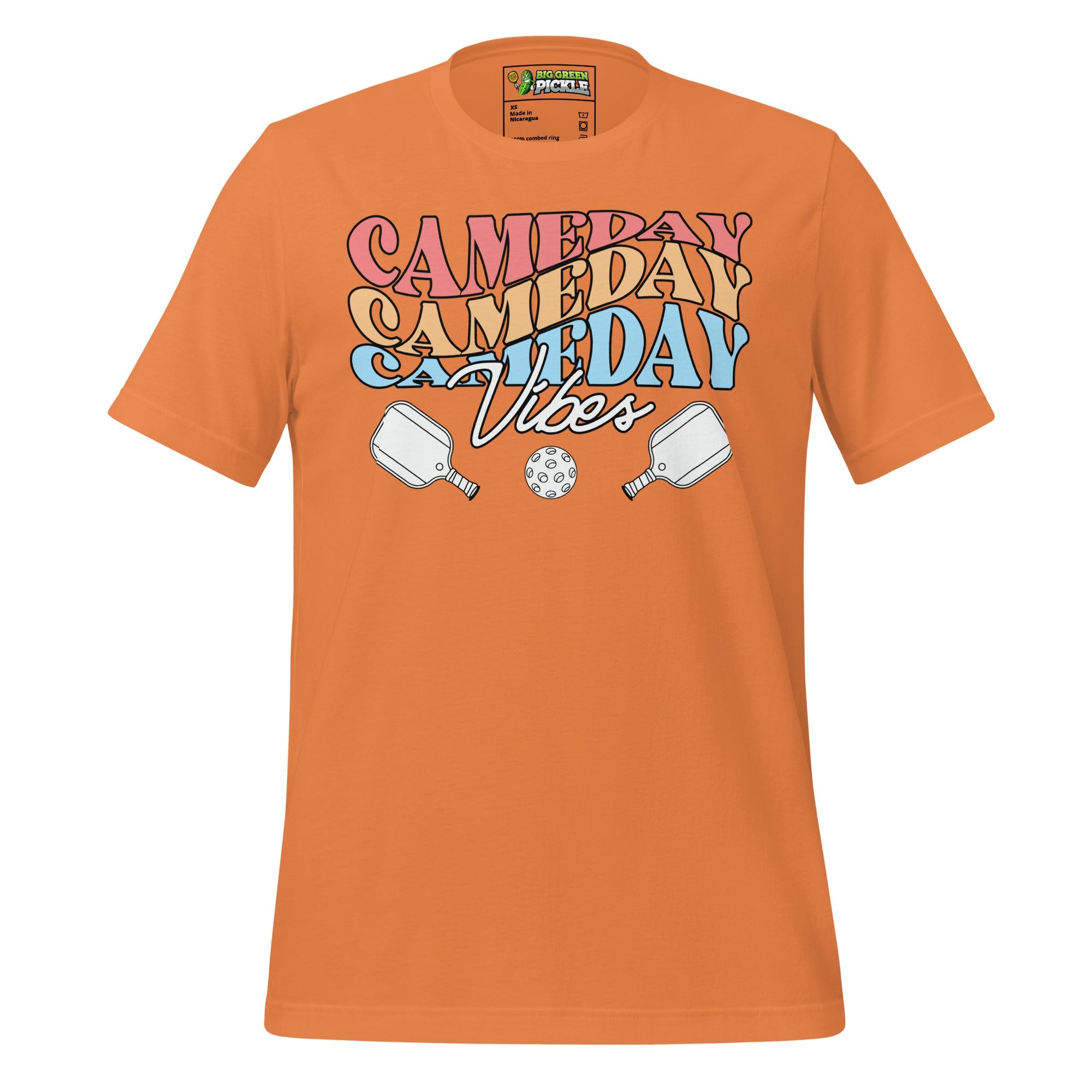 Gameday Vibes Pickleball T-Shirt - Burnt Orange