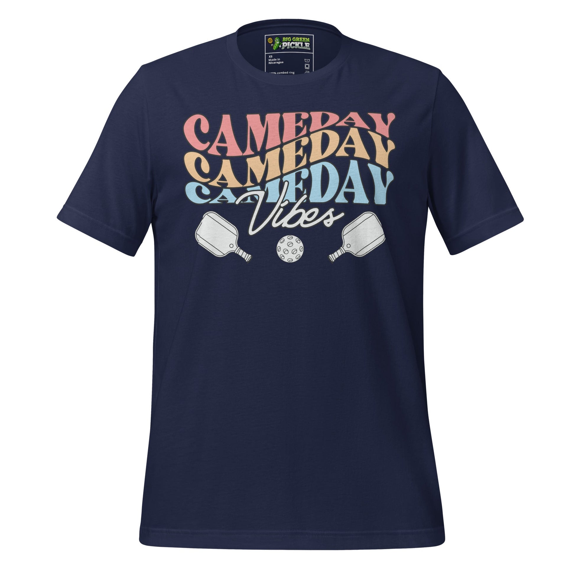 Gameday Vibes Pickleball T-Shirt - Navy