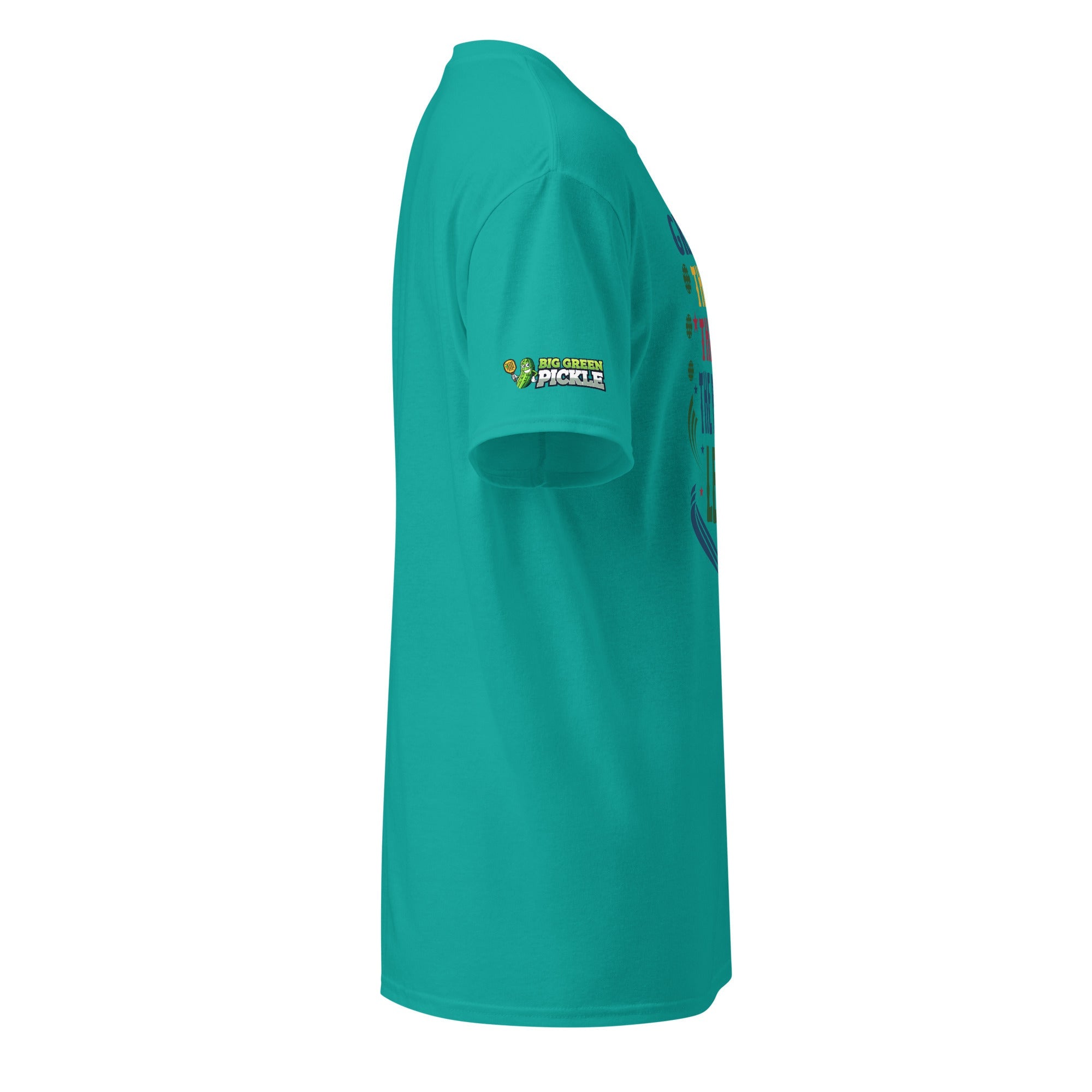 Grandpa The Man The Myth The Pickleball Legend 50/50 Blend T-Shirt - Jade Dome