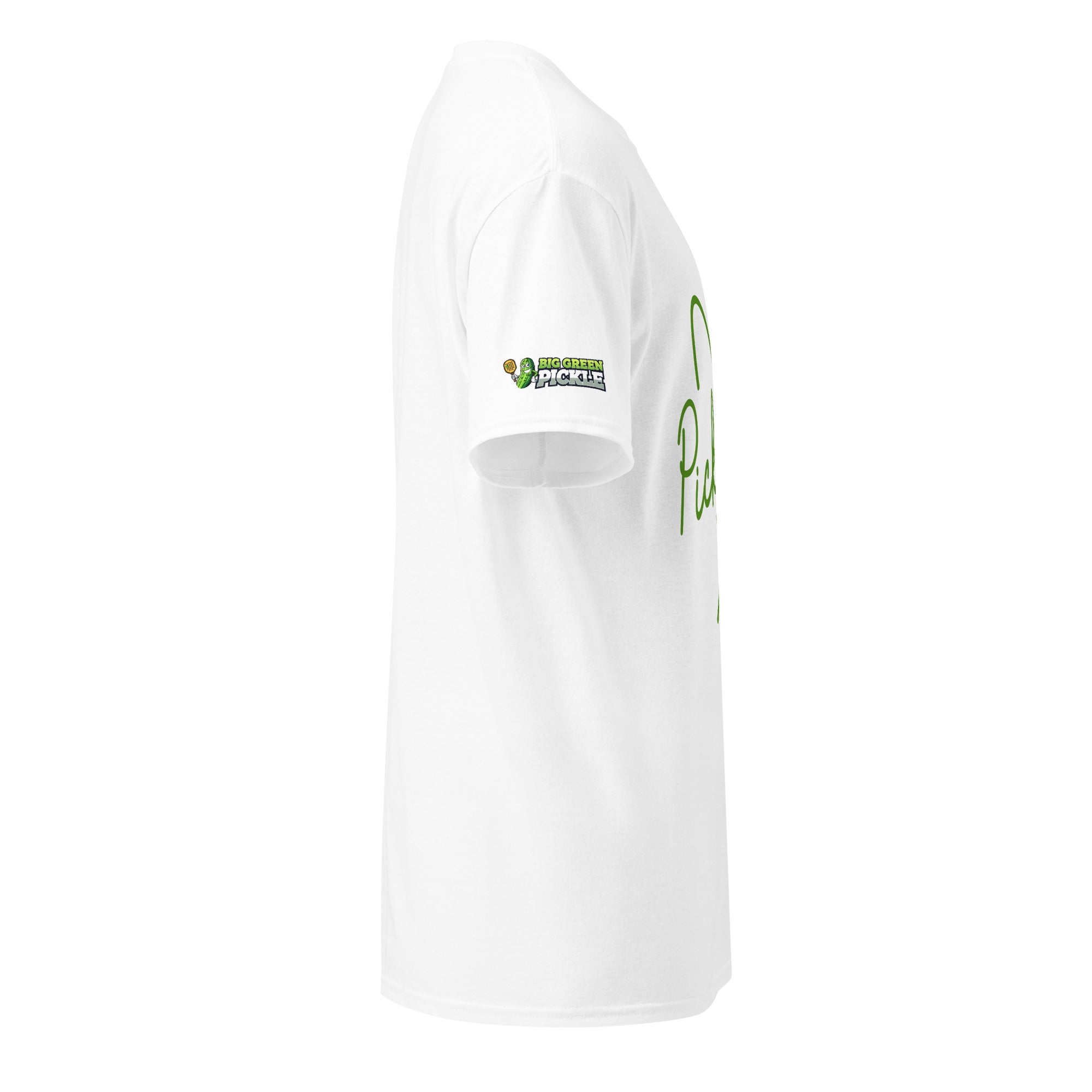 Green Heart Pickleball DryBlend T-Shirt - White