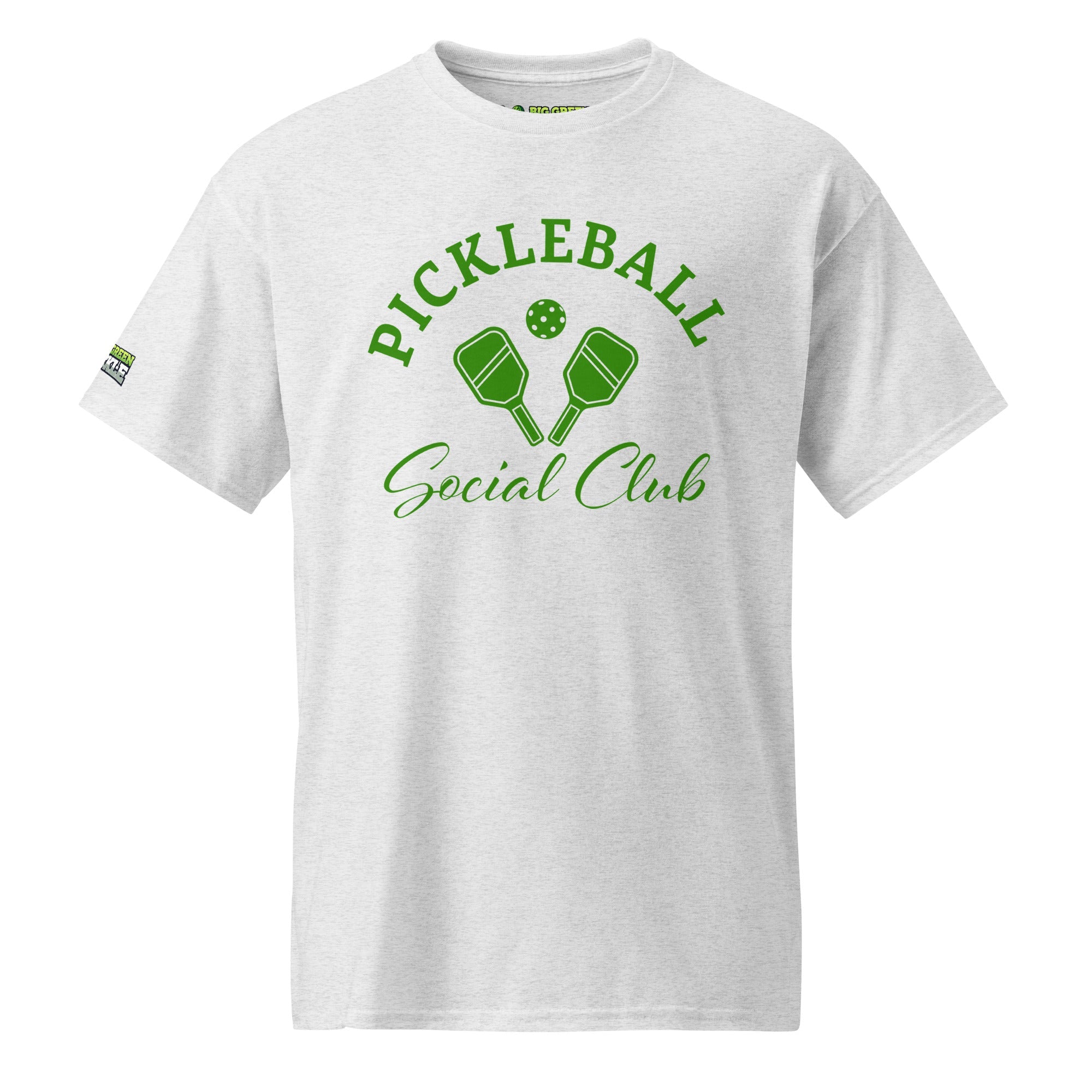 Green Pickleball Social Club 5050 DryBlend T-Shirt - Ash