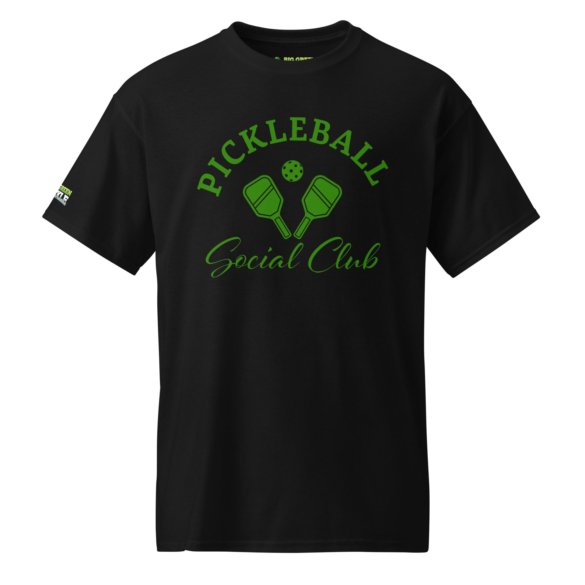 Green Pickleball Social Club 5050 DryBlend T-Shirt - Black