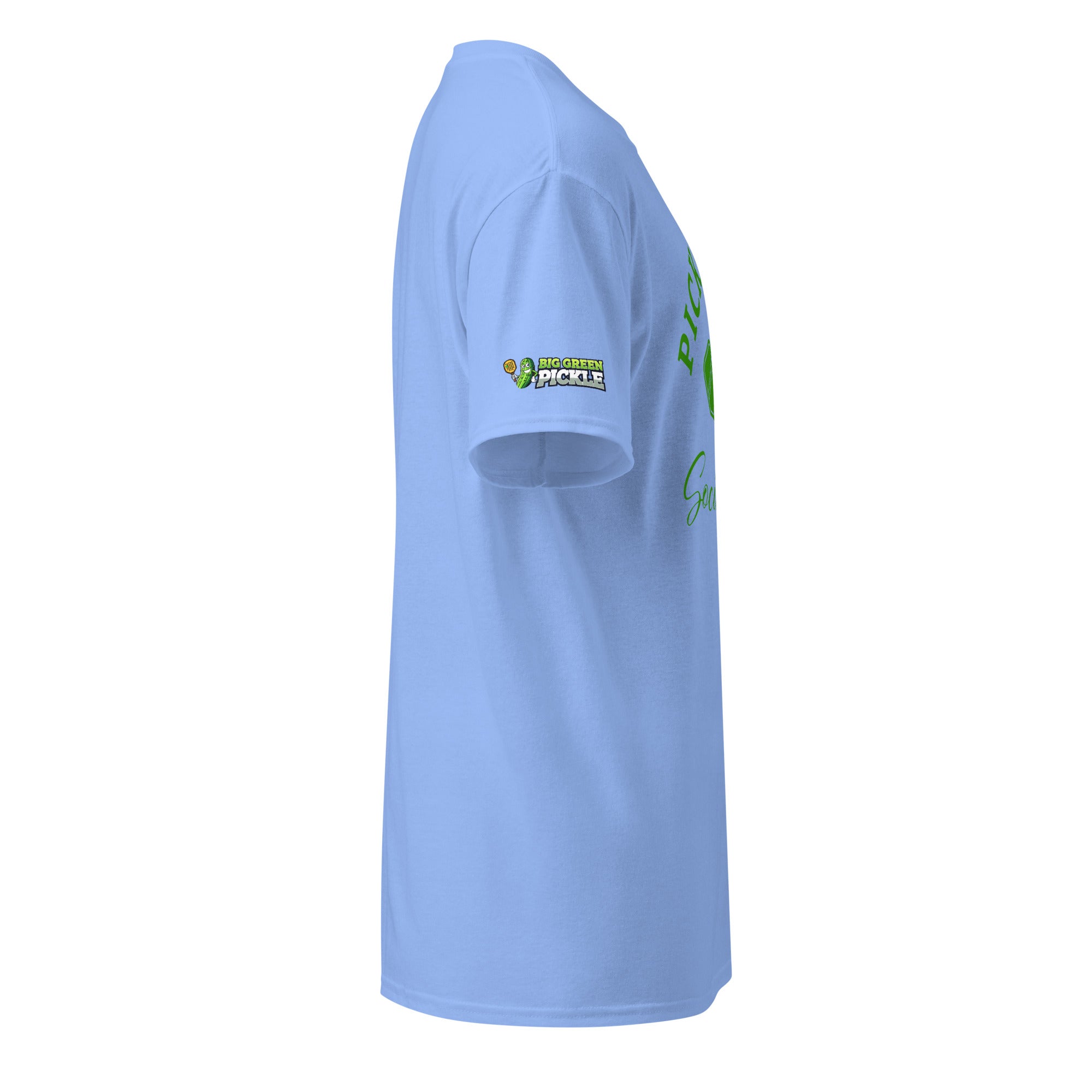 Green Pickleball Social Club 5050 DryBlend T-Shirt - Carolina Blue