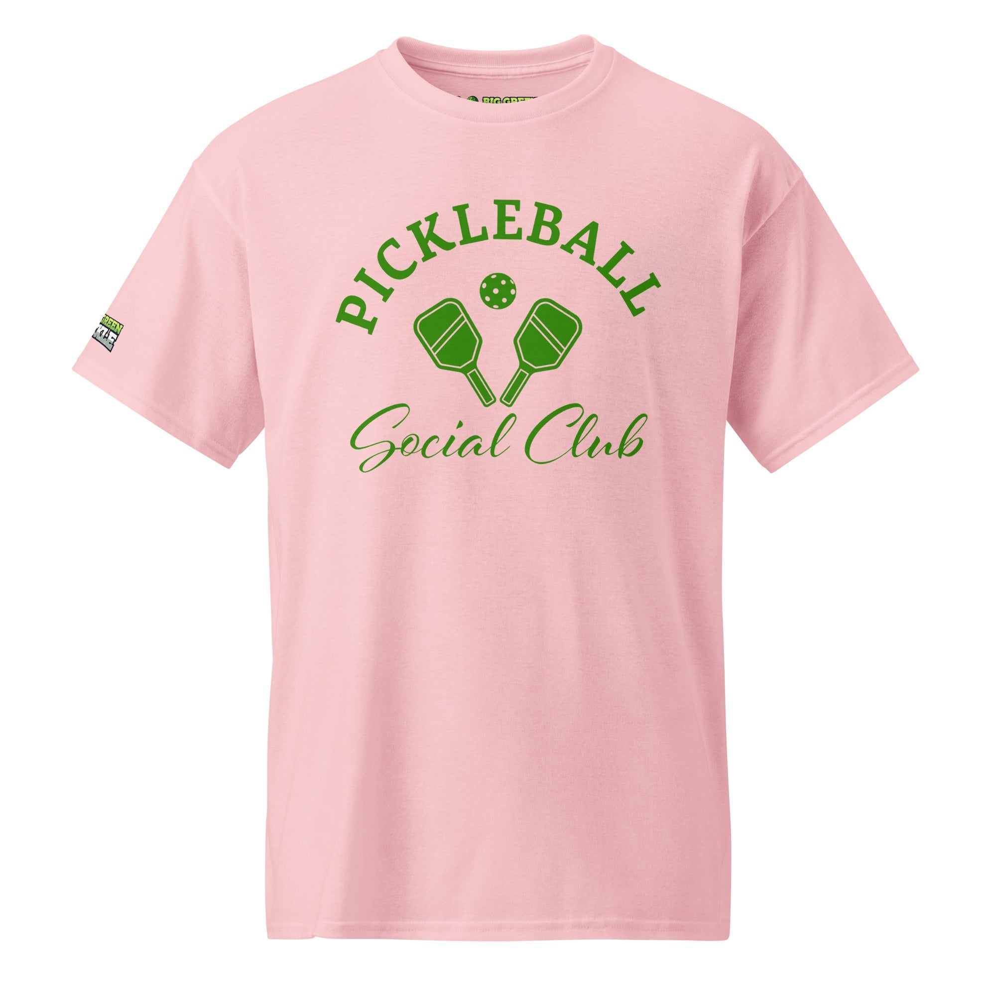 Green Pickleball Social Club 5050 DryBlend T-Shirt - Light Pink