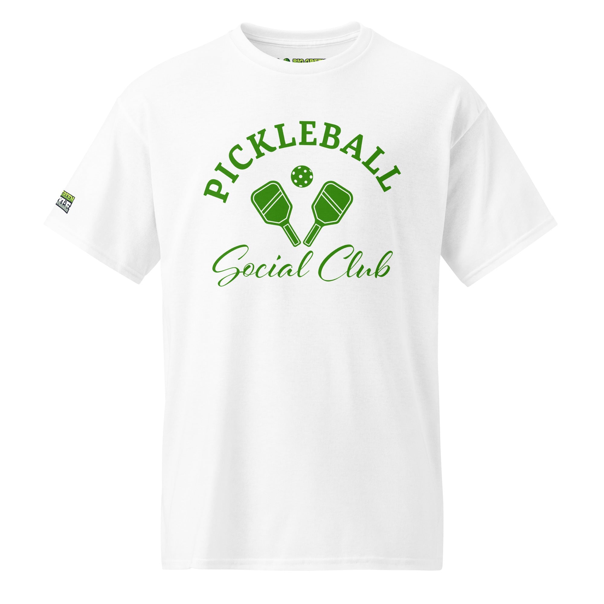 Green Pickleball Social Club 5050 DryBlend T-Shirt - White