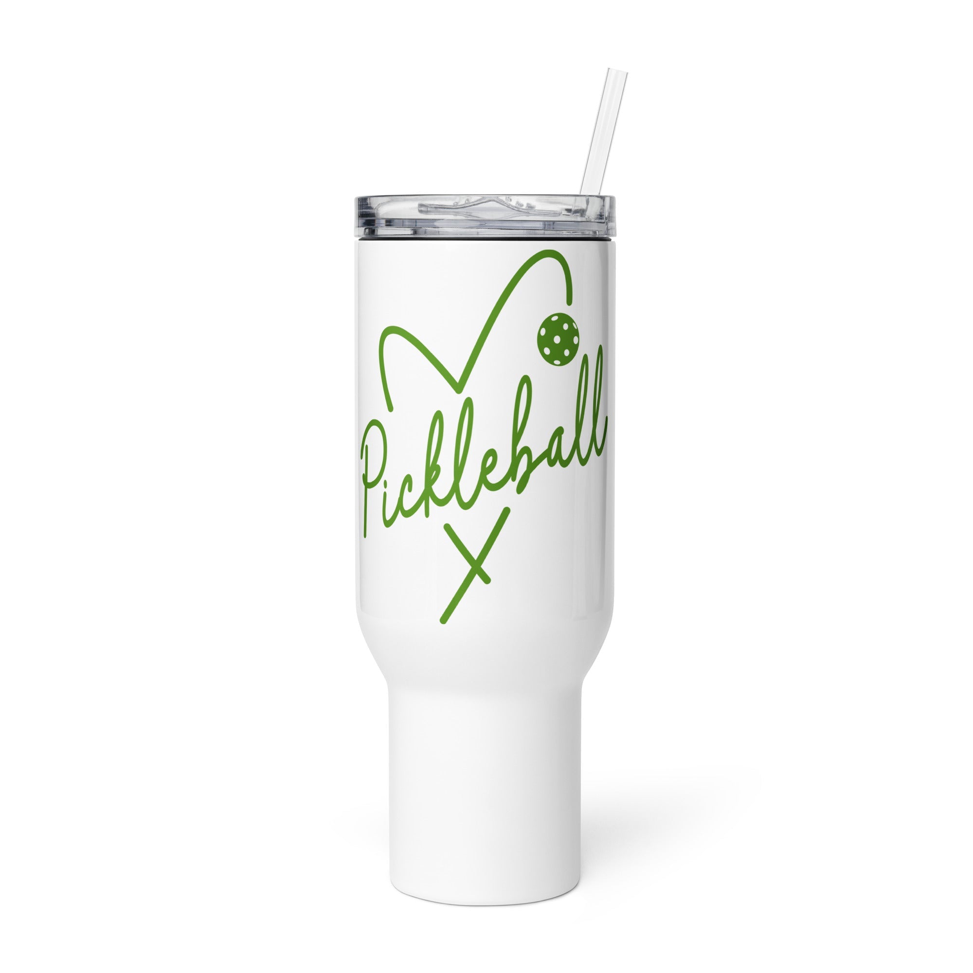 Heart Pickleball Tumbler - 40 oz