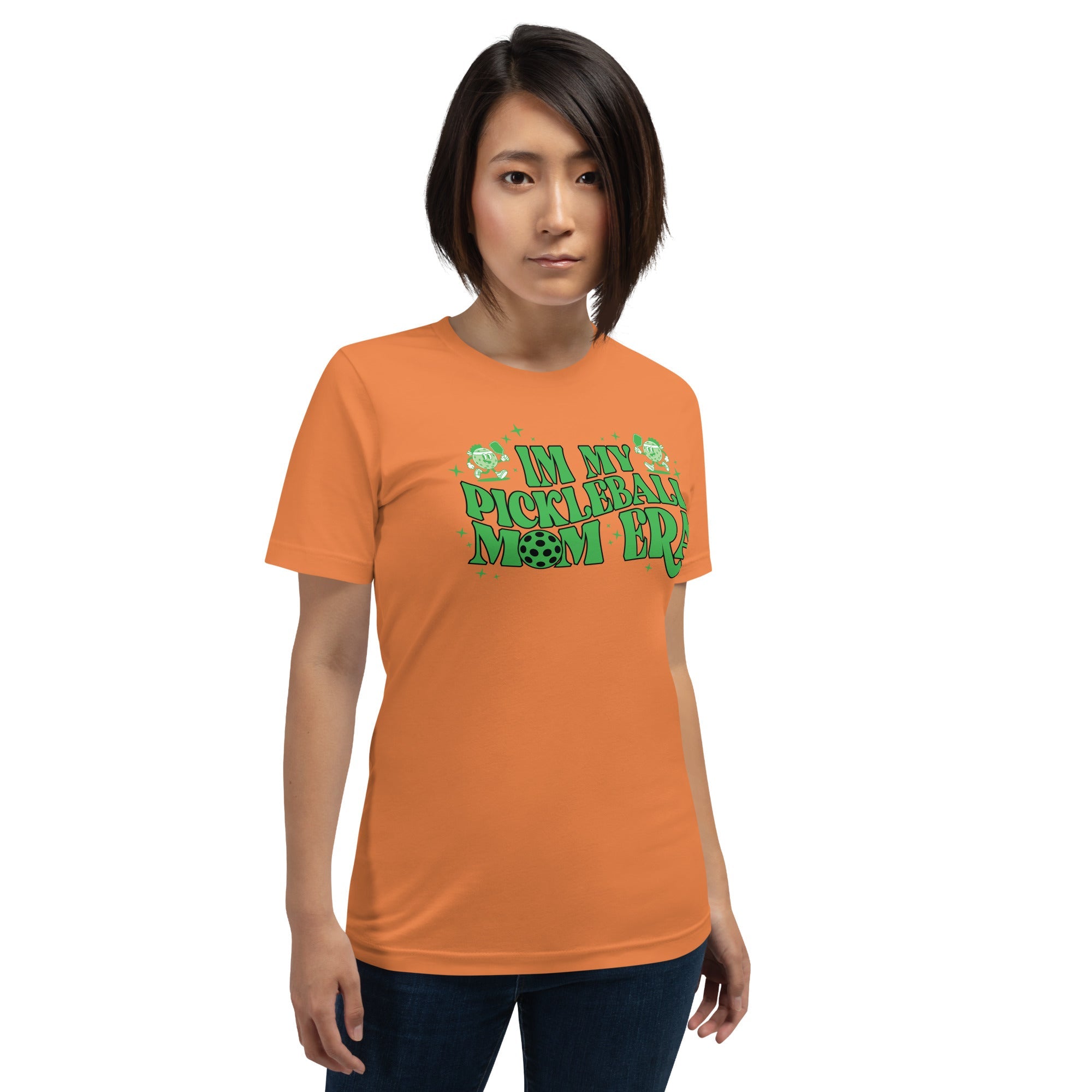 In My Pickleball Mom Era t-shirt - Burnt Orange