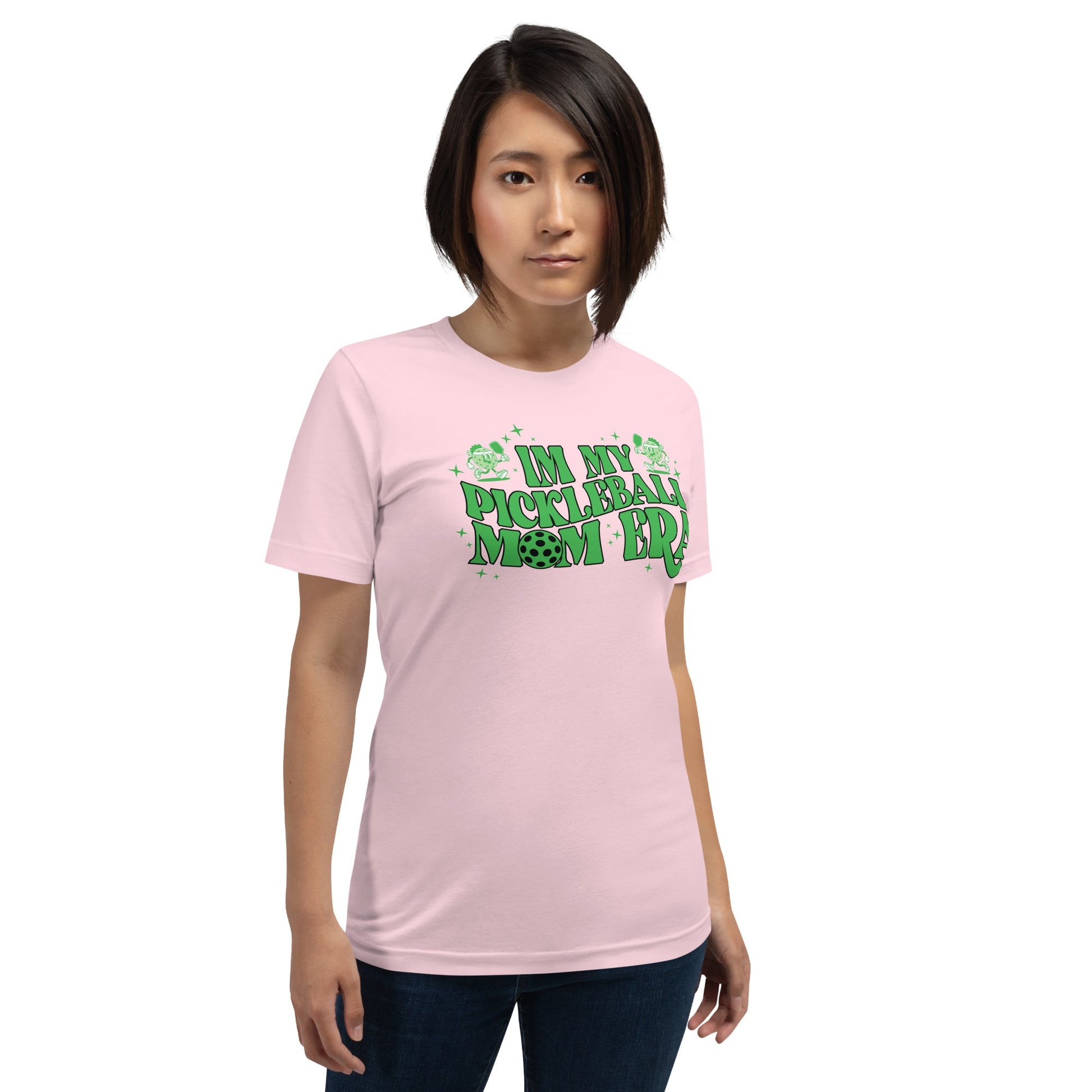 In My Pickleball Mom Era t-shirt - Soft Pink