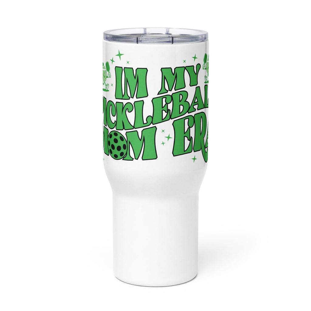 In My Pickleball Mom Era Tumbler with a Handle - 25 oz